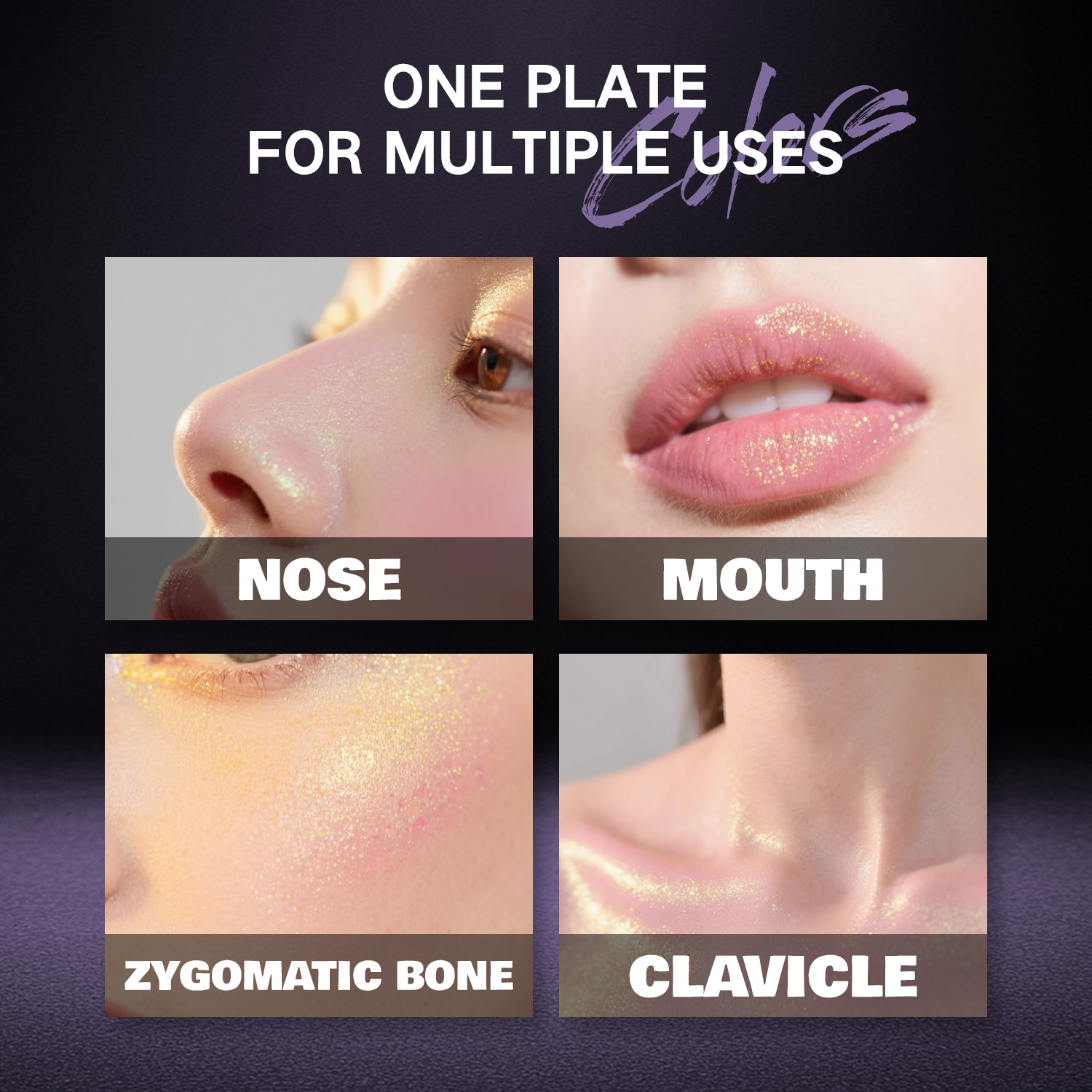 CHARMACY 4 Colors Chameleon Eyeshadow