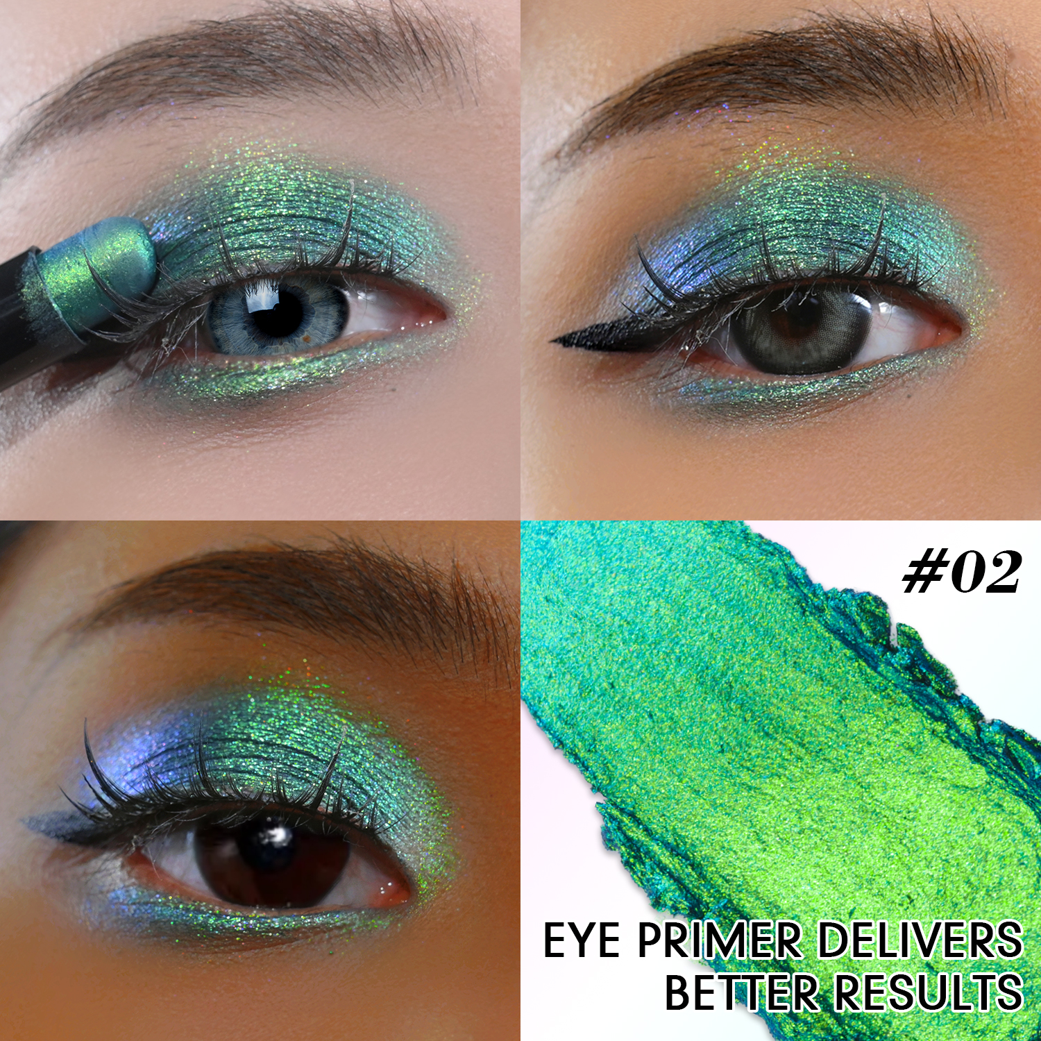 CHARMACY New Duochrome Long Stay Eyeshadow Stick  Creamy Eye Shadow Stick