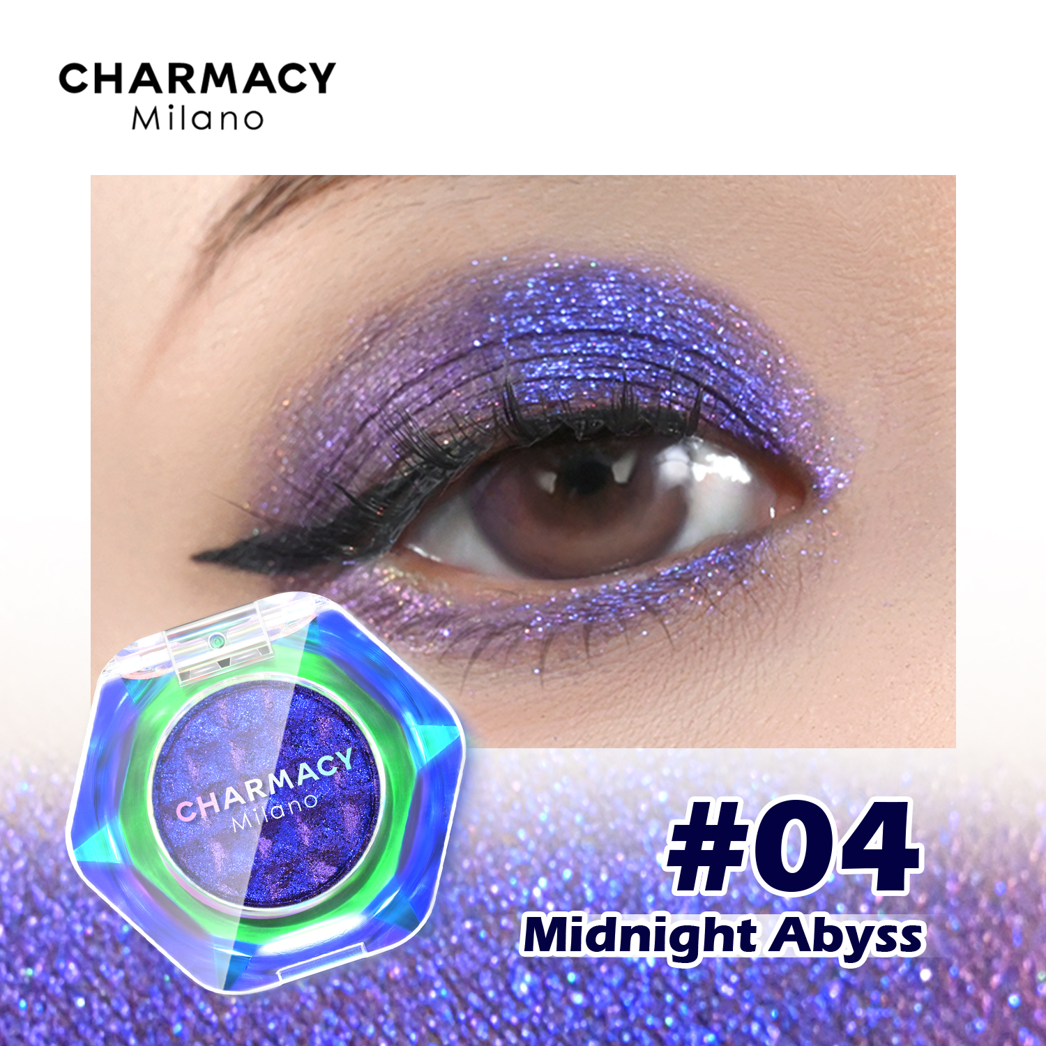 CHARMACY Multichrome Glitter Eyeshadow