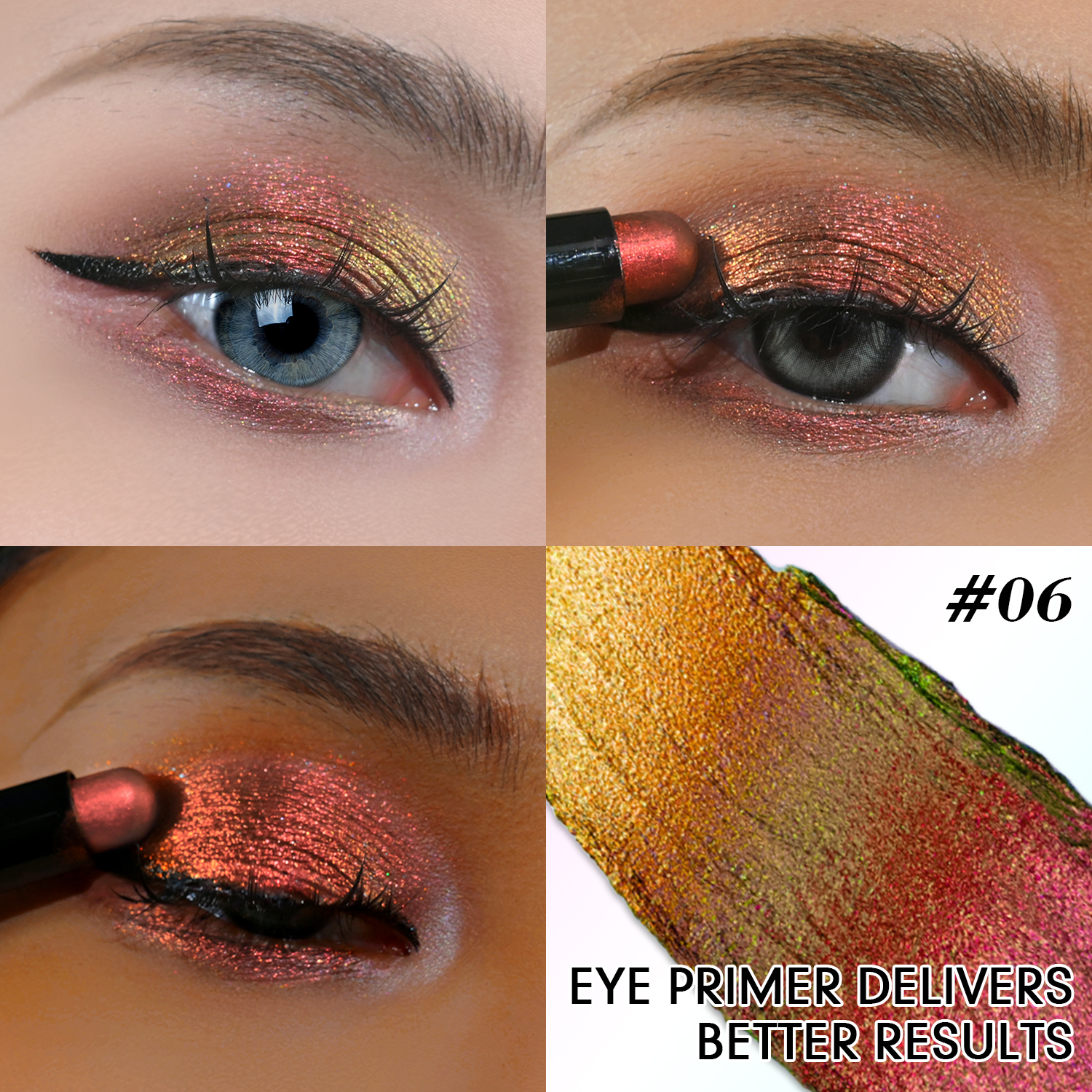 CHARMACY New Duochrome Long Stay Eyeshadow Stick  Creamy Eye Shadow Stick