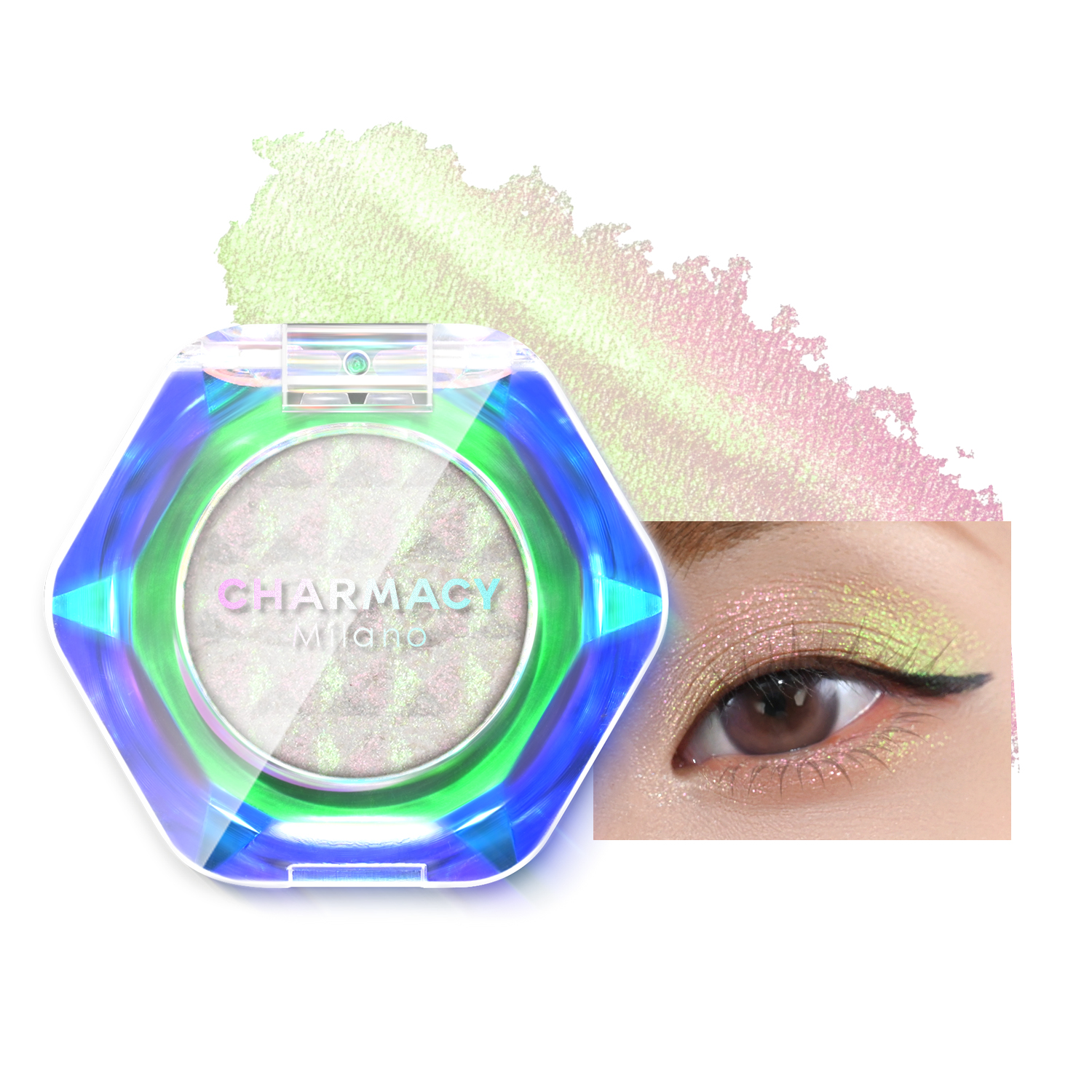 CHARMACY Multichrome Glitter Eyeshadow