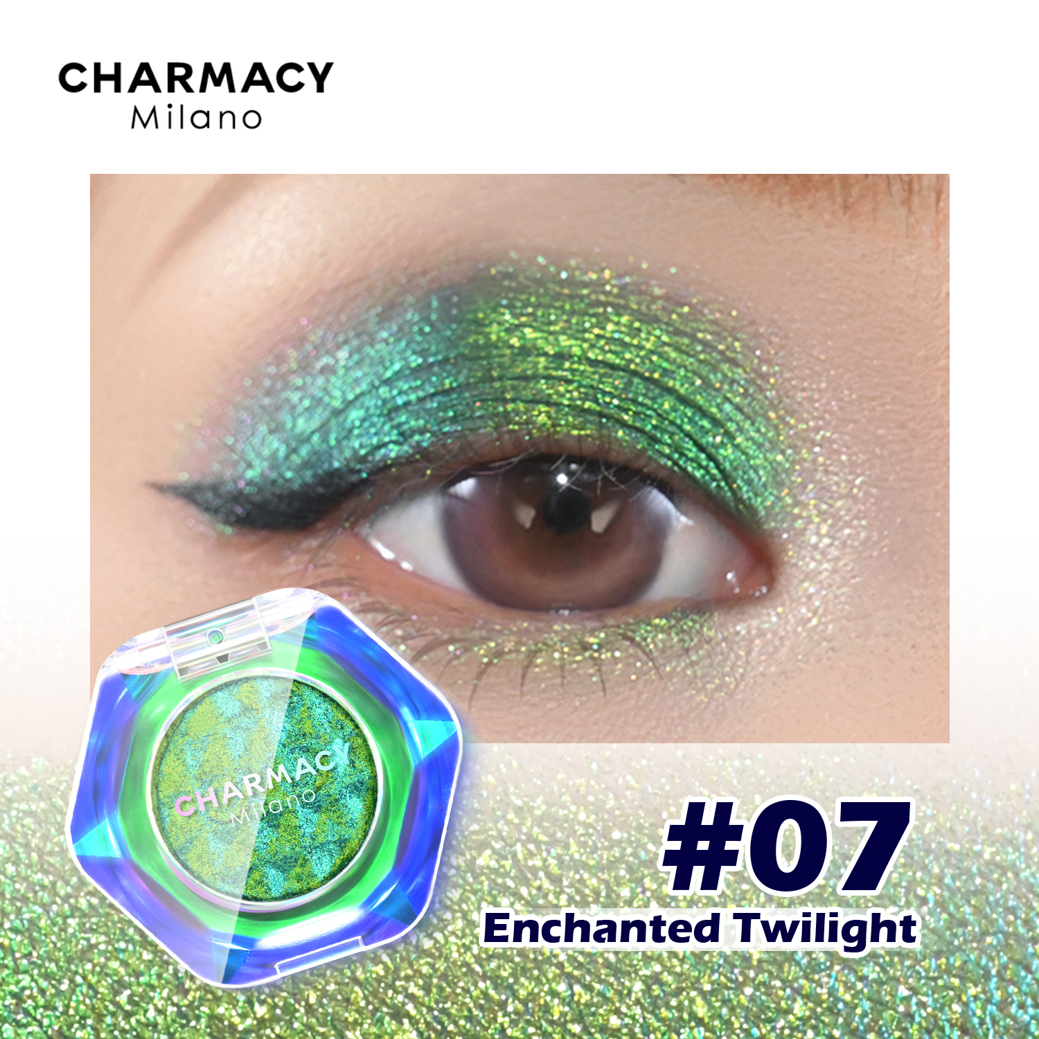 CHARMACY Multichrome Glitter Eyeshadow