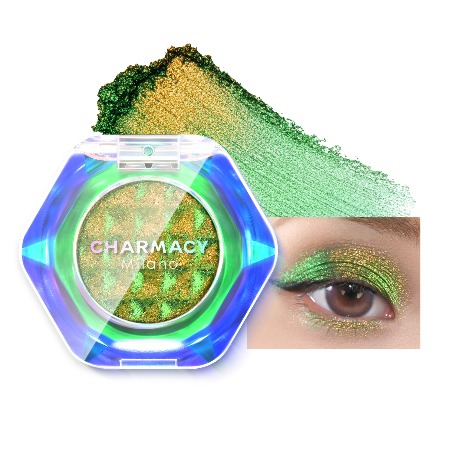 CHARMACY Multichrome Glitter Eyeshadow