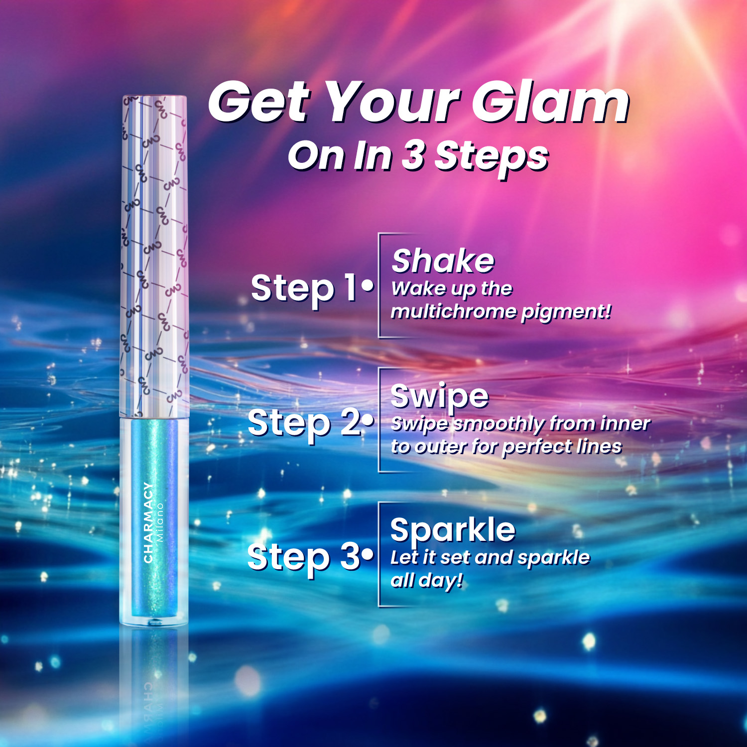 CHARMACY Multichrome Eyeliner Liquid Liner