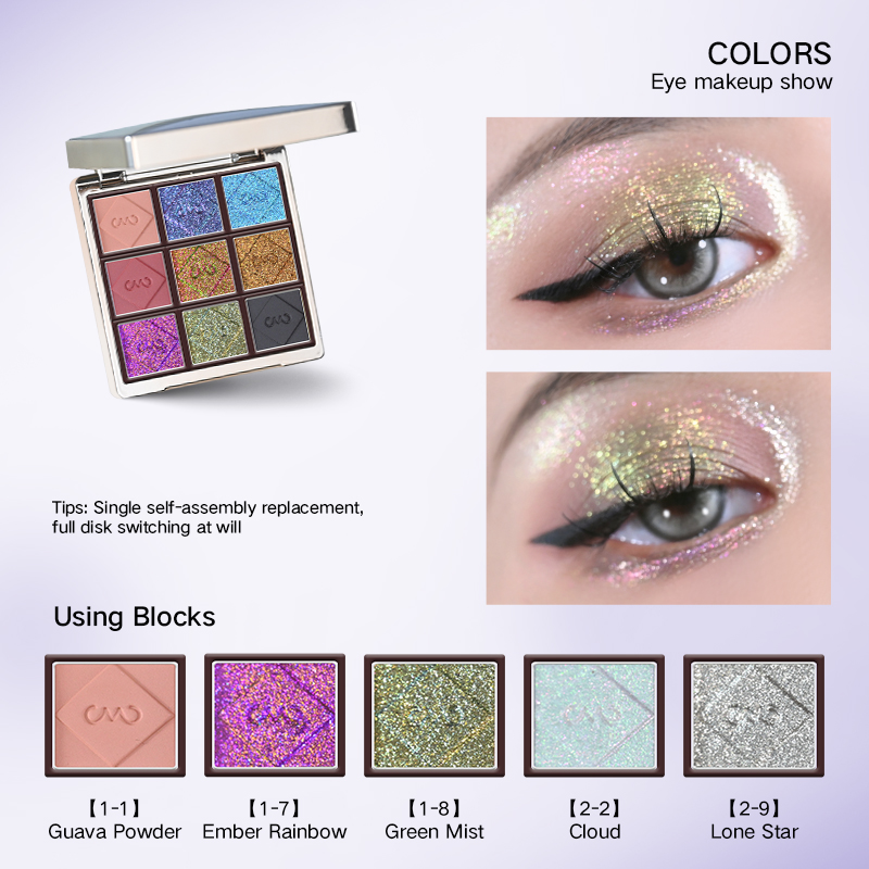 Chameleon Customizable All-in-One Palette (Blush, Highlighter, Contour & Eyeshadow