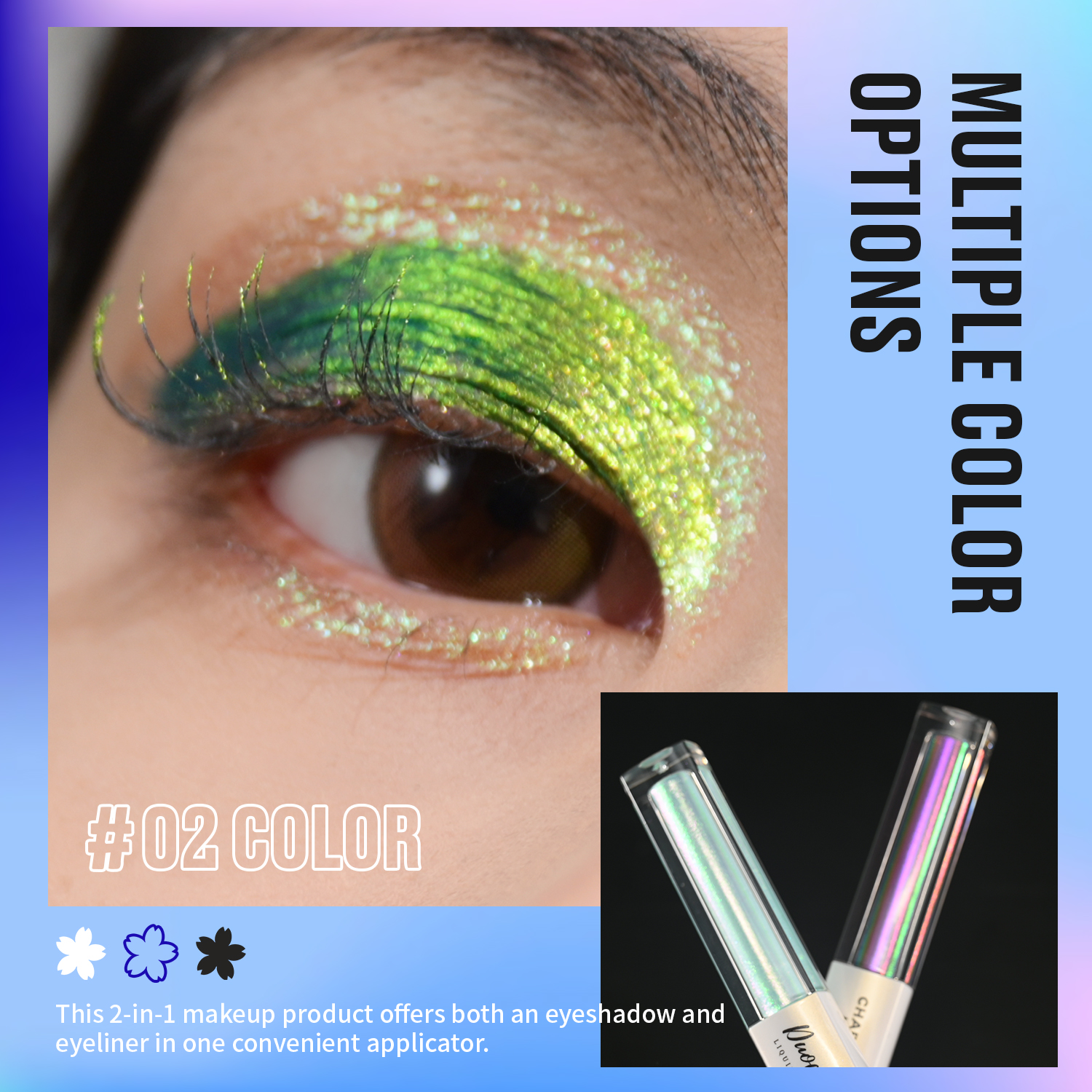 Dual-Ended Liquid Eyeshadow  Eyeliner