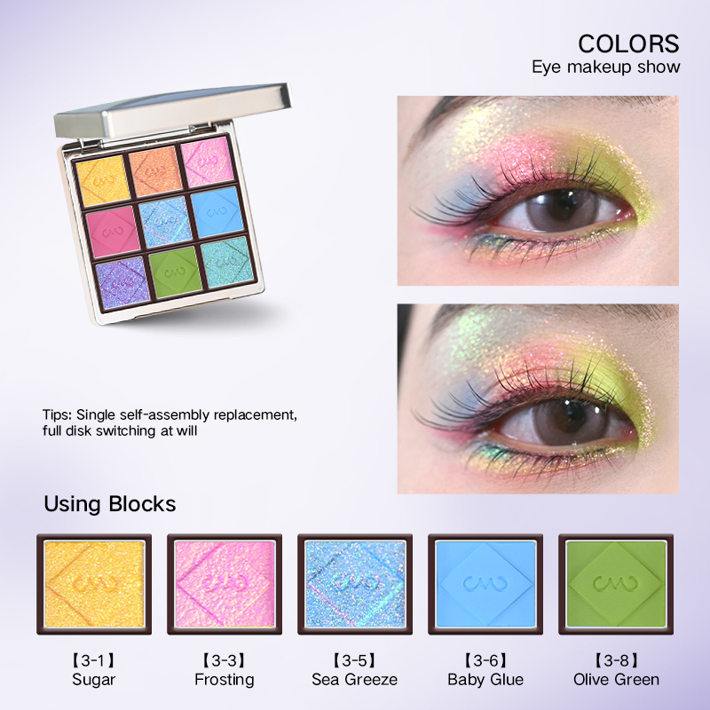 Chameleon Customizable All-in-One Palette (Blush, Highlighter, Contour & Eyeshadow