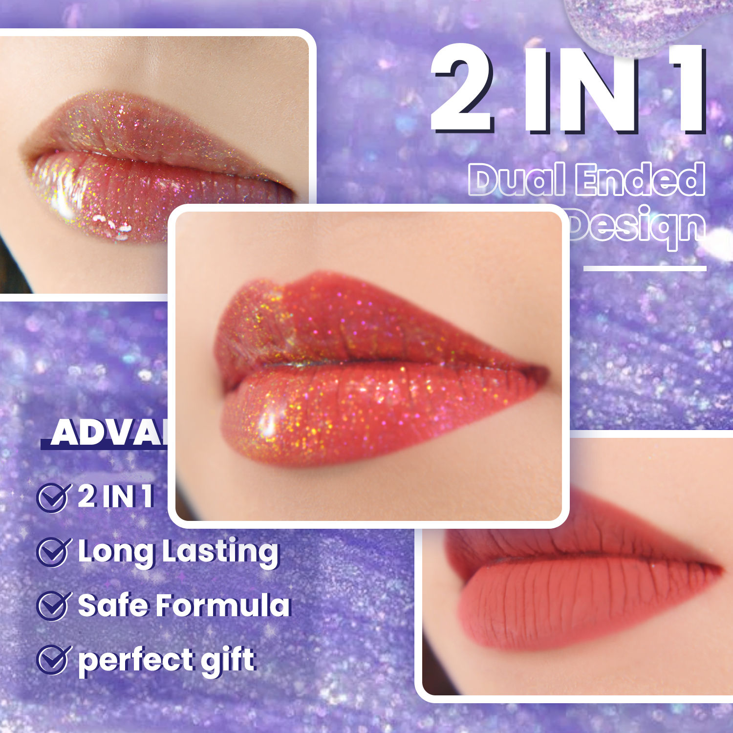 CMC Multichrome Double Head Lip Glaze