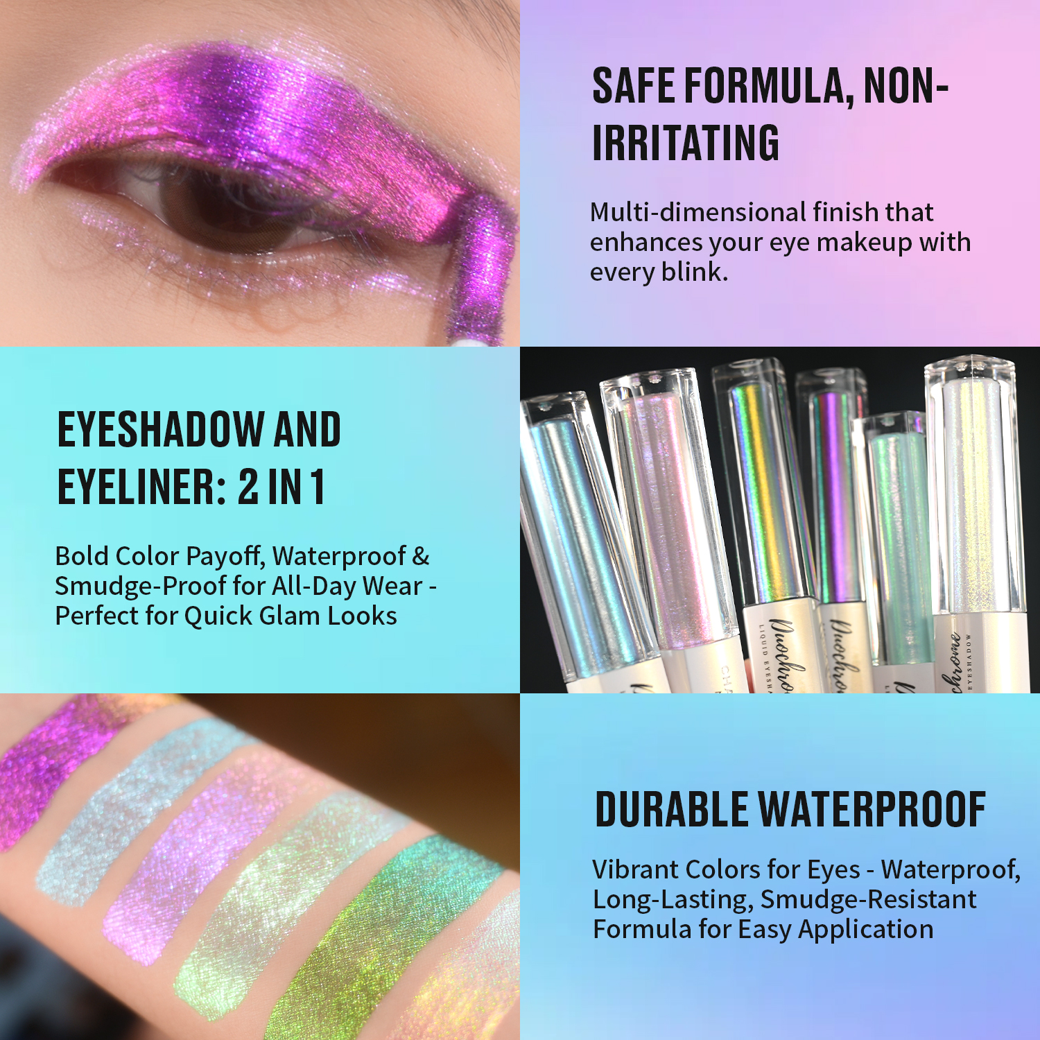 Dual-Ended Liquid Eyeshadow  Eyeliner