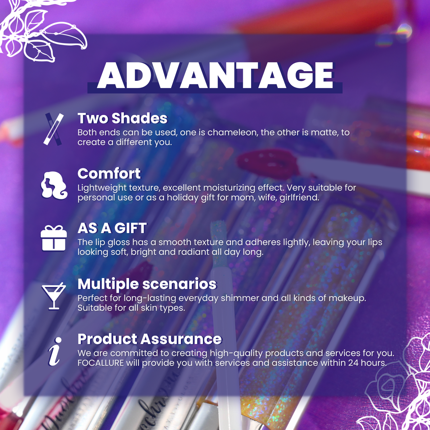 CMC Multichrome Double Head Lip Glaze