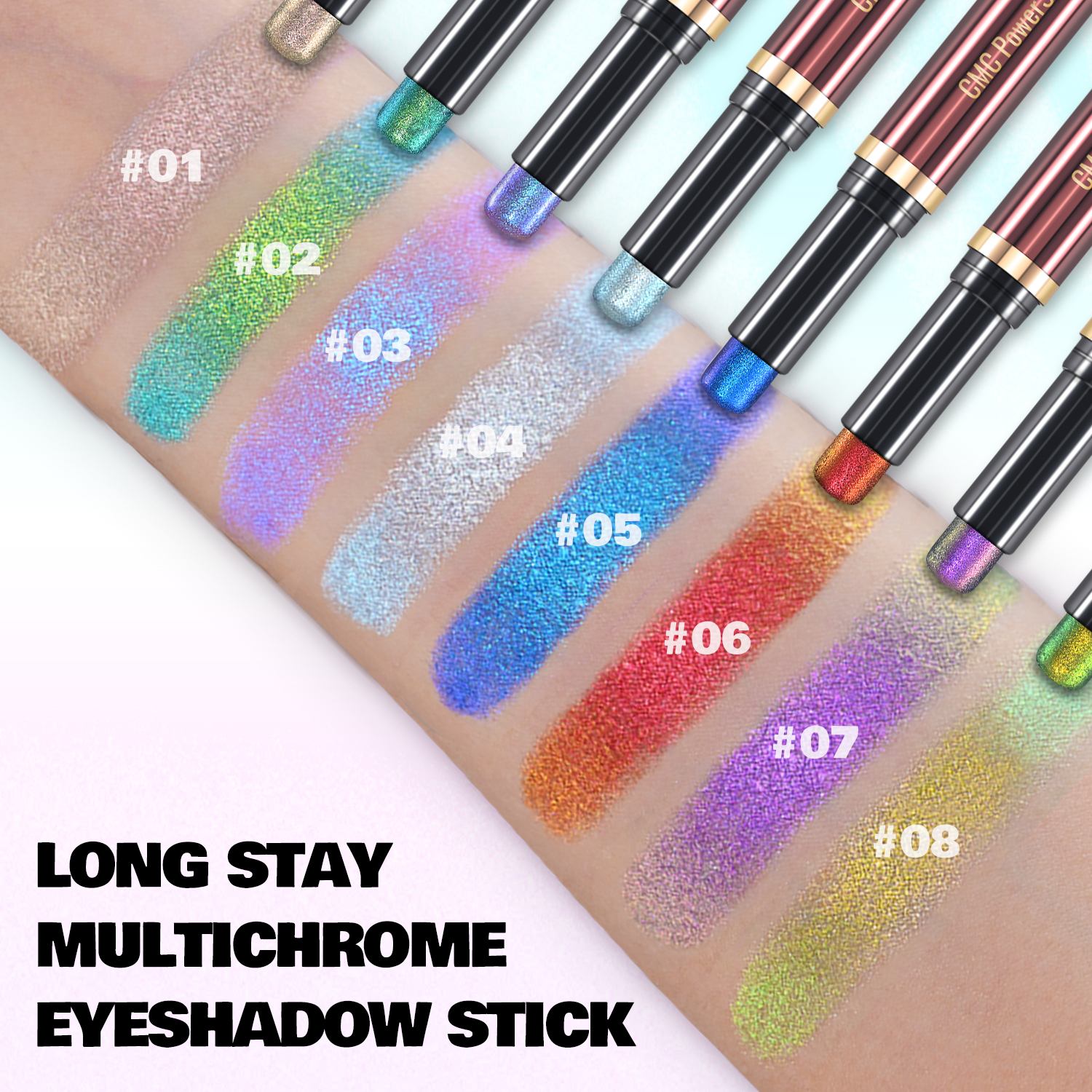 CHARMACY New Duochrome Long Stay Eyeshadow Stick  Creamy Eye Shadow Stick
