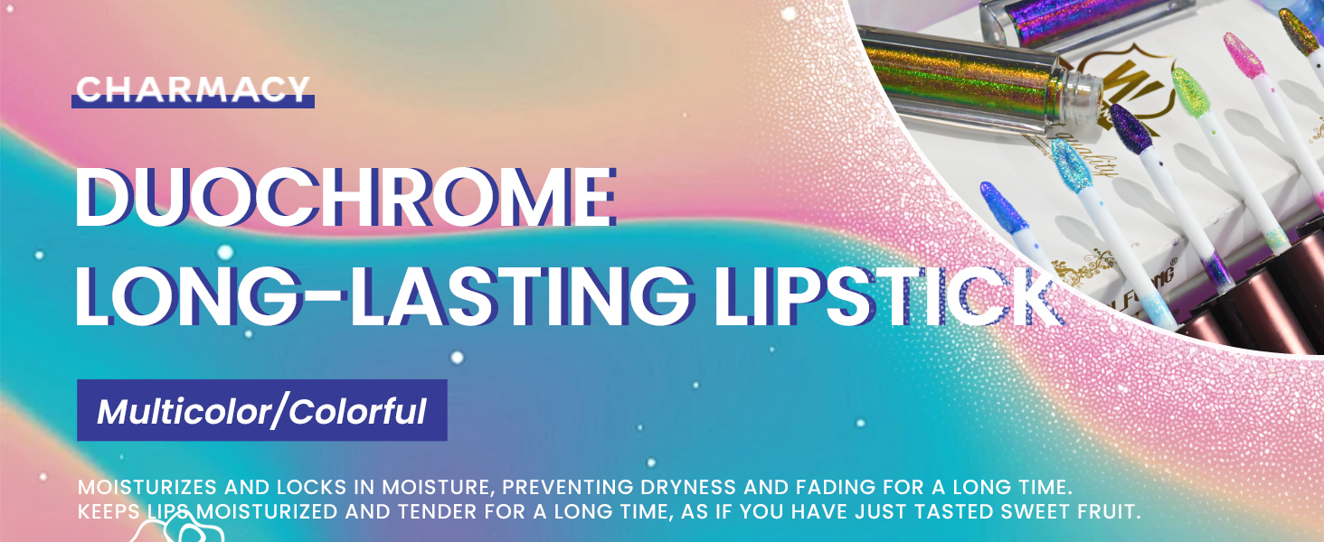 CHARMACY 2 In 1 Multichrome Moisturizing Lip Gloss,