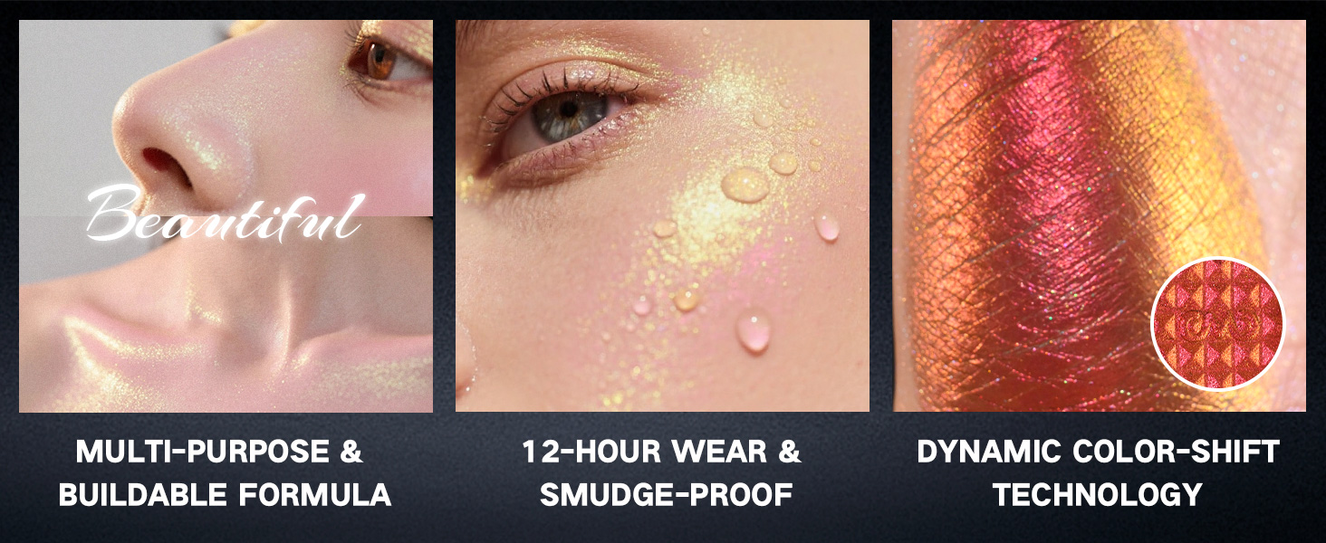 CHARMACY 4 Colors Chameleon Eyeshadow