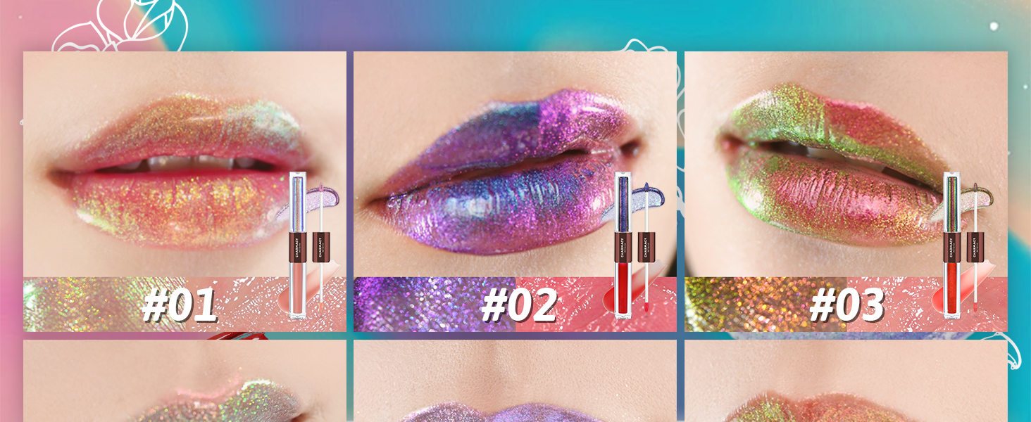 CHARMACY 2 In 1 Multichrome Moisturizing Lip Gloss,