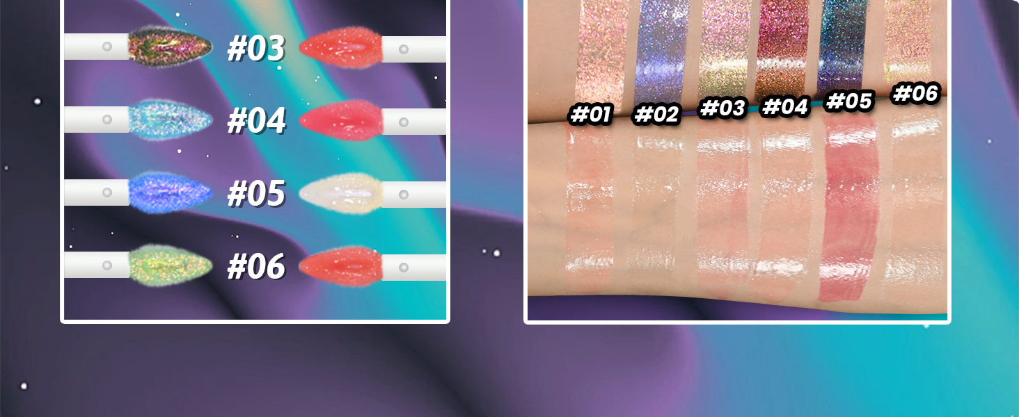 CHARMACY 2 In 1 Multichrome Moisturizing Lip Gloss,