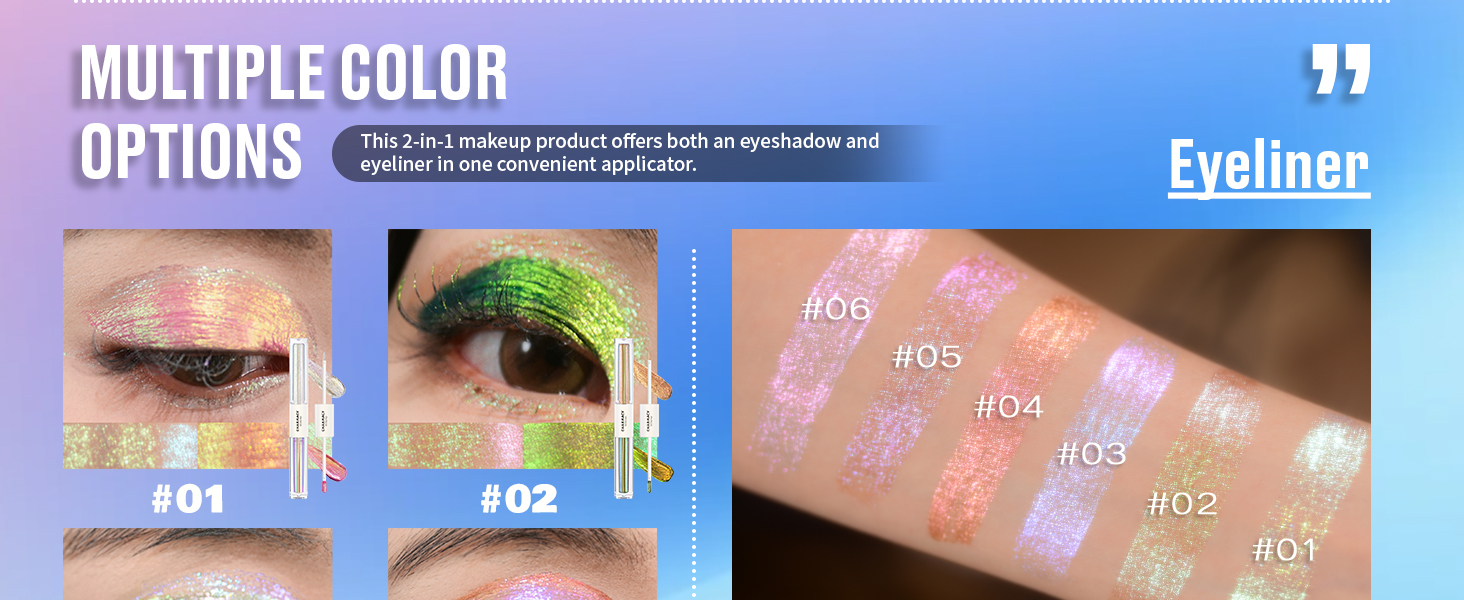 Dual-Ended Liquid Eyeshadow  Eyeliner