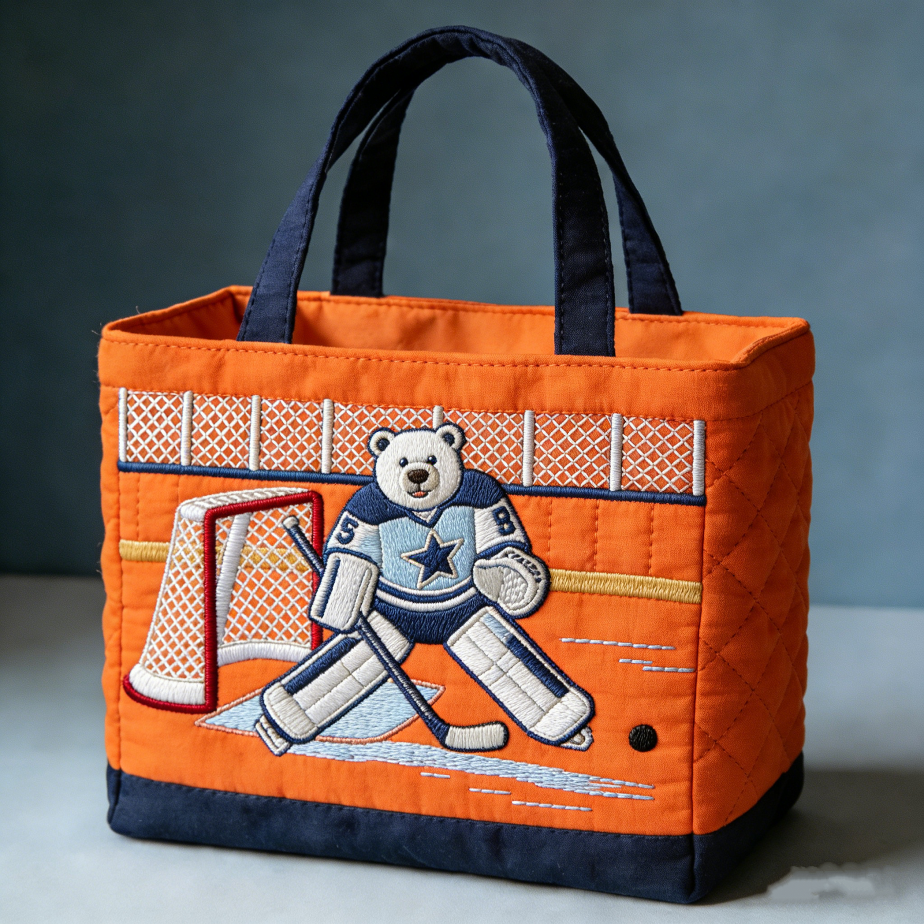 Moonlit Meow QuiltedTote Bag