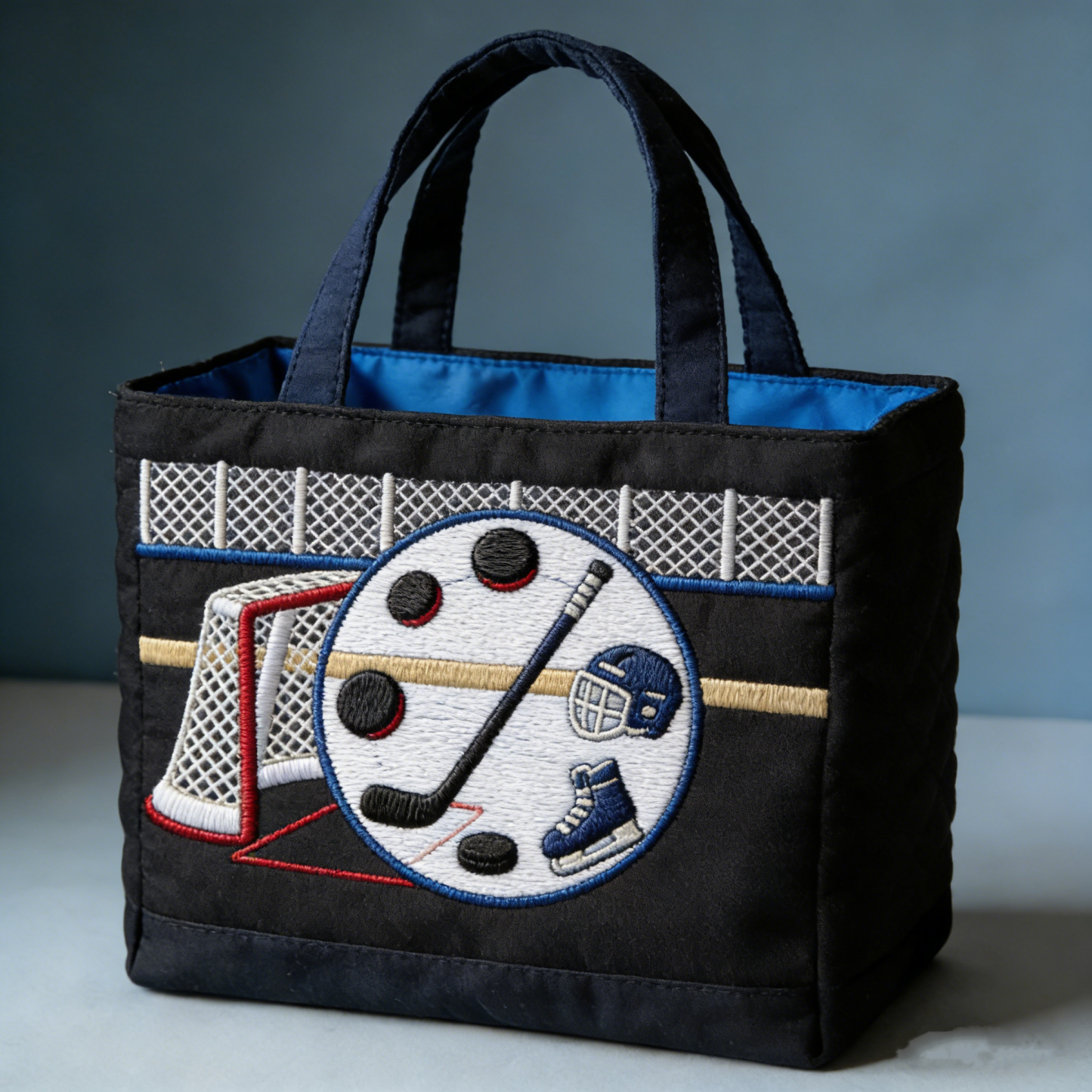 Moonlit Meow QuiltedTote Bag