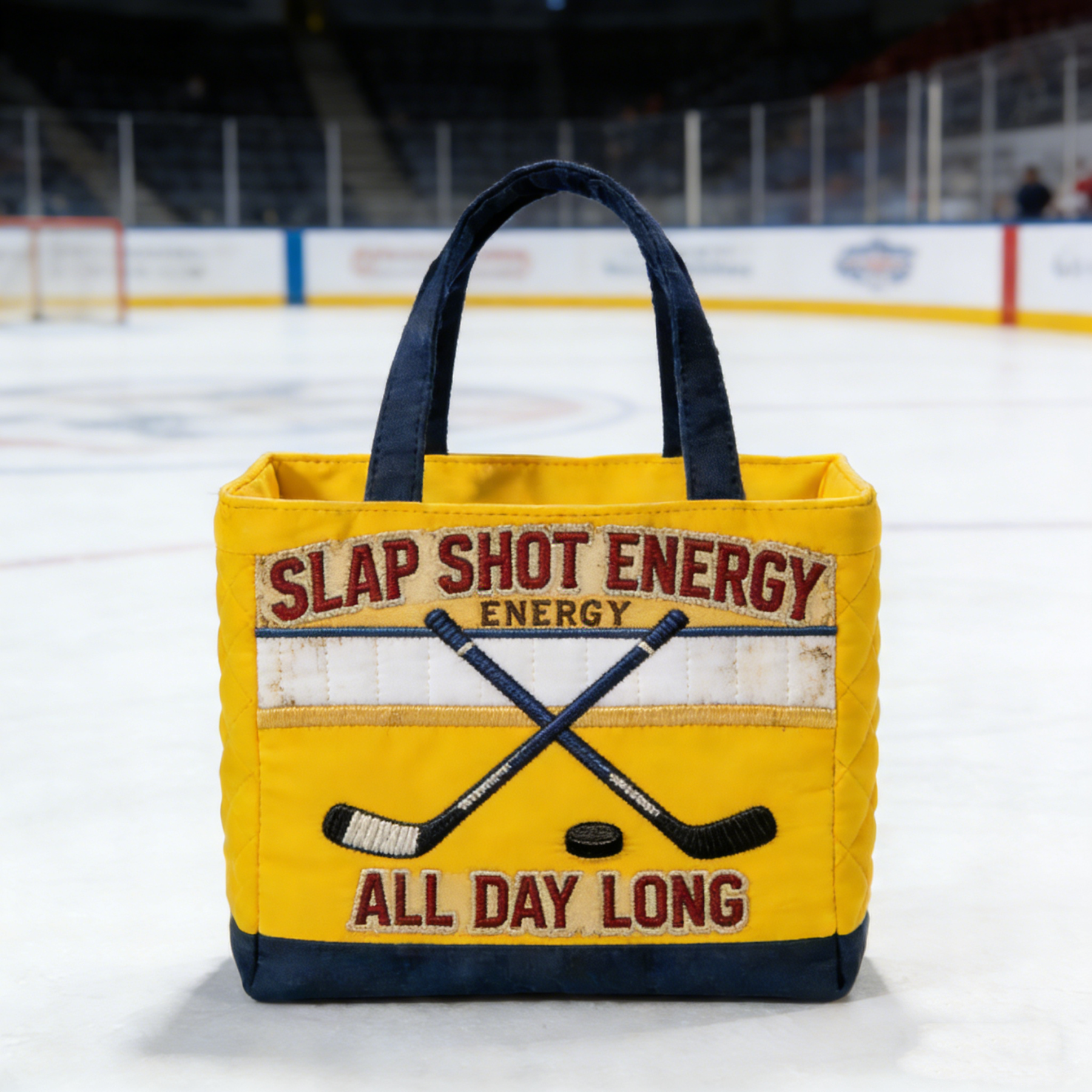 Moonlit Meow QuiltedTote Bag