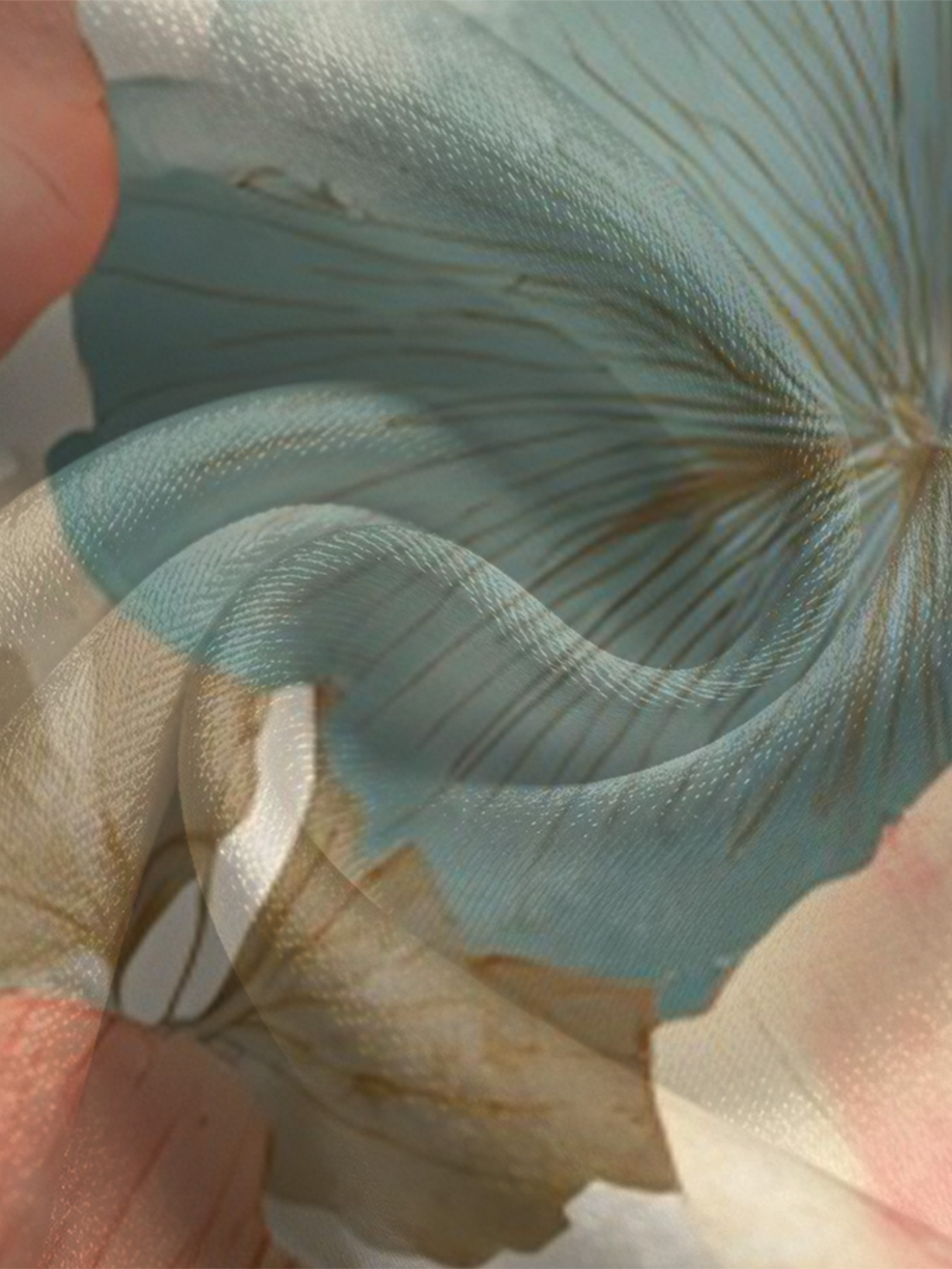 Watercolor Floral Long Sleeve Zip-Up Jumpsuit