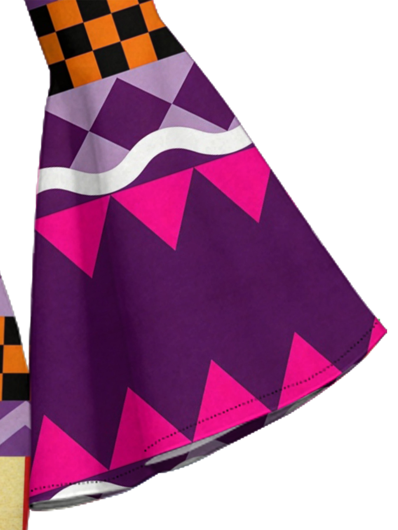 Vibrant African Geometric Easter Flare Sleeve Bodycon Midi Dress