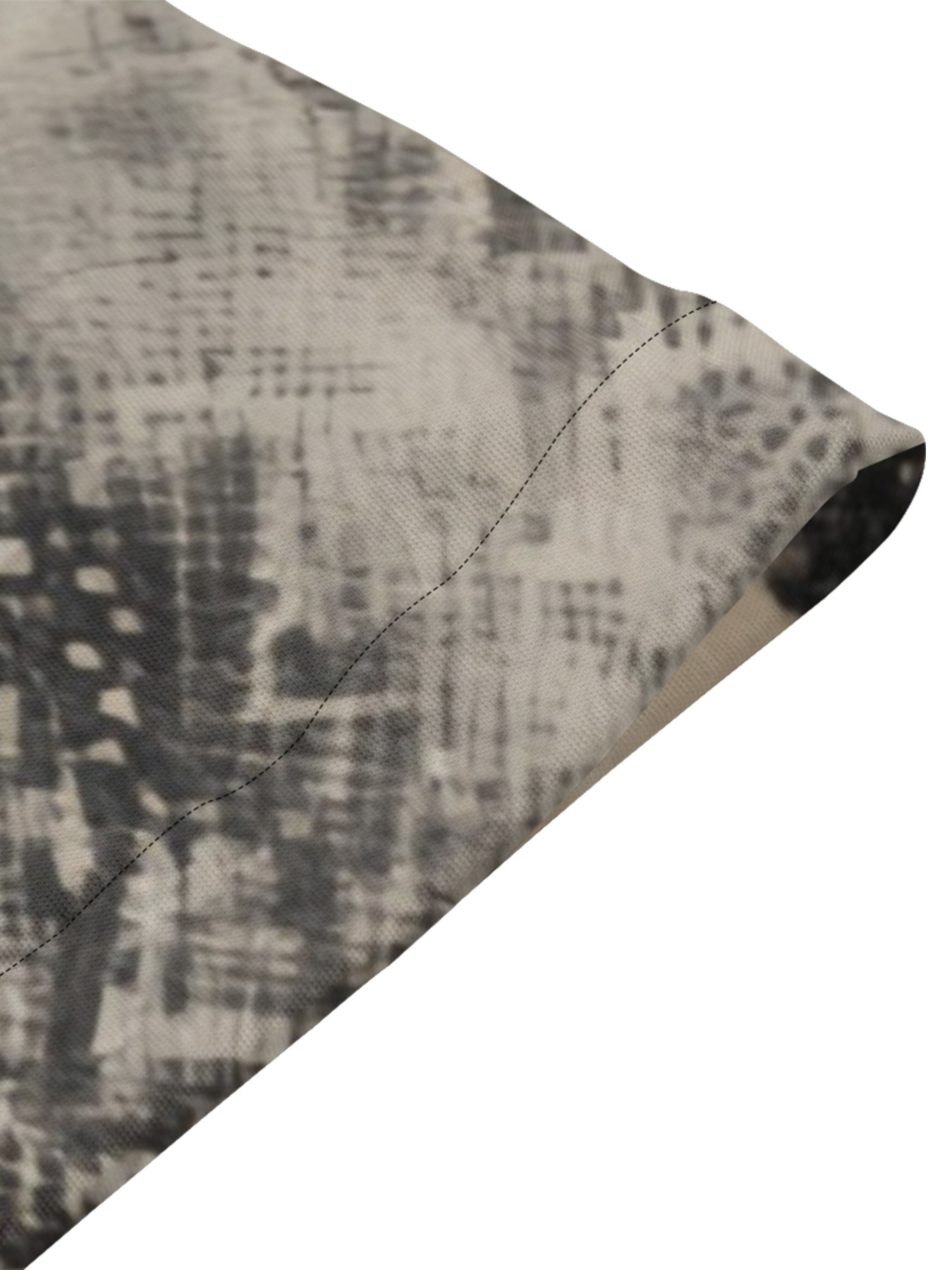 Black & White Animal Flare Sleeve Bodycon Midi Dress EFG1493