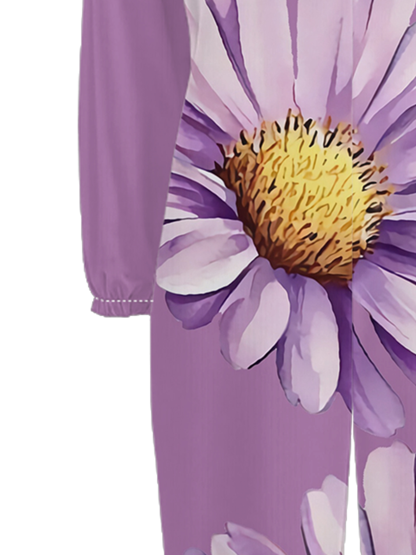 Lavender Daisy Off-Shoulder Jumpsuit