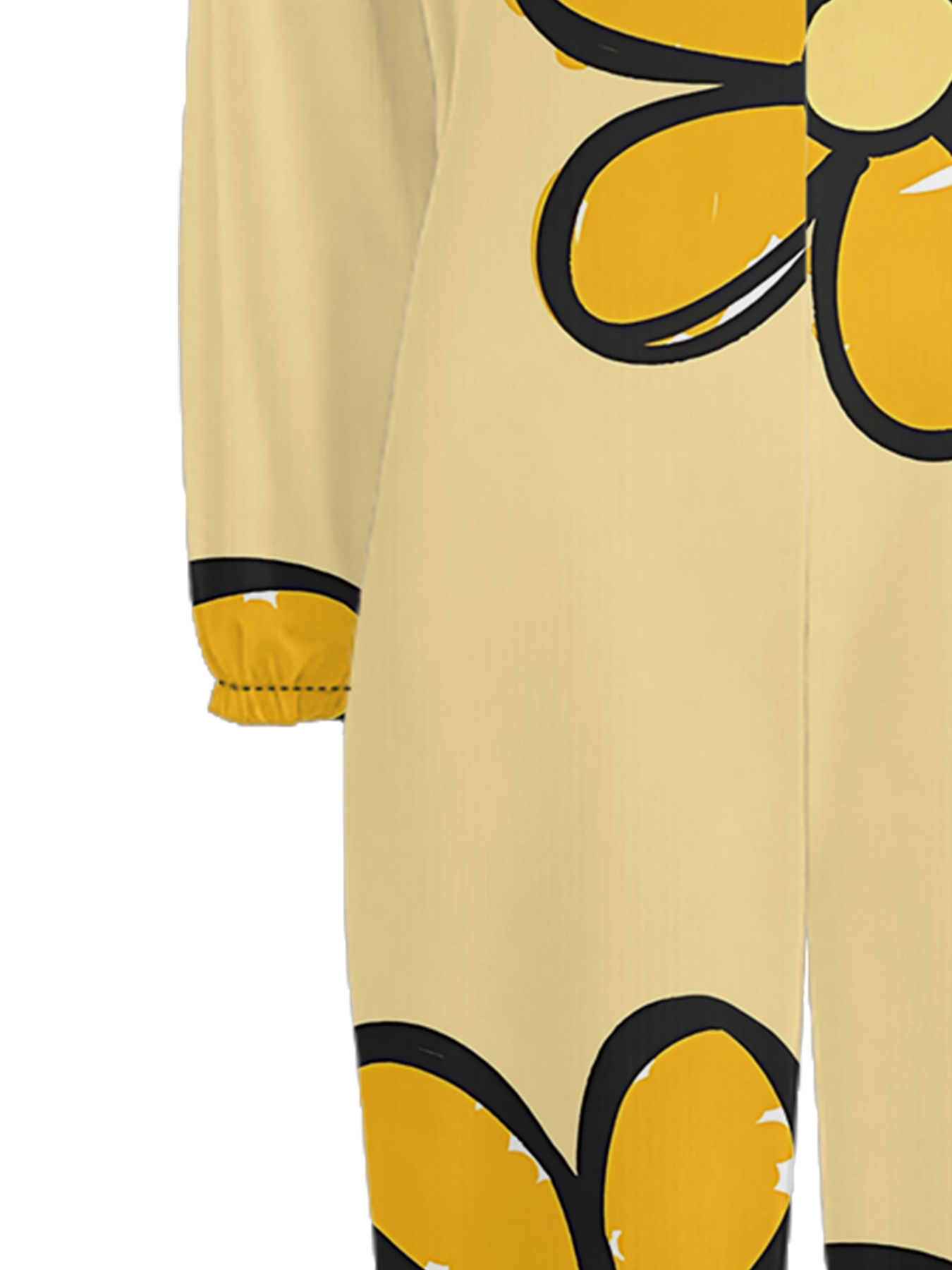 Buttercup Yellow Floral Off-Shoulder Jumpsuit