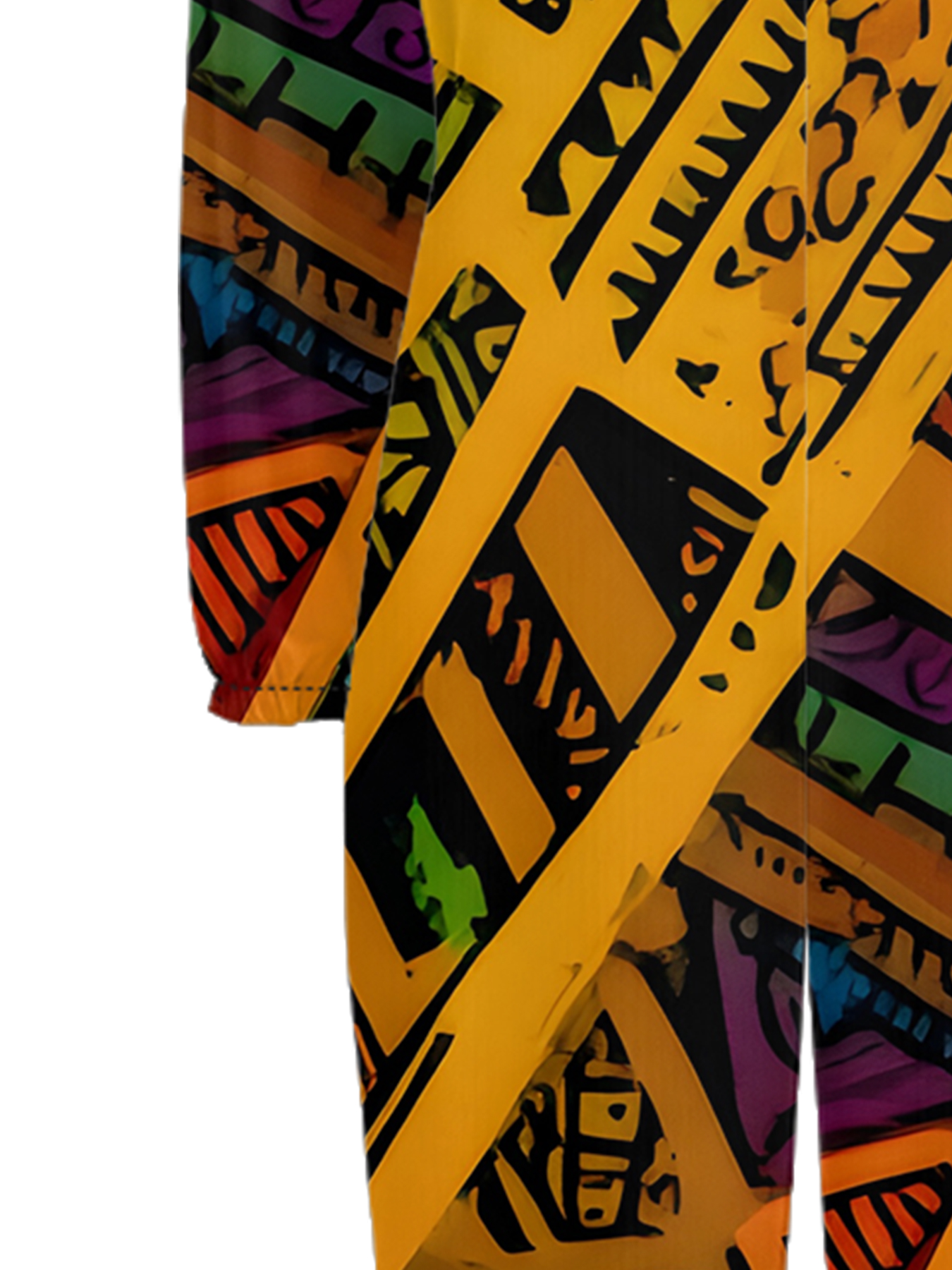 Vibrant African Tribal Print Off-Shoulder Jumpsuit