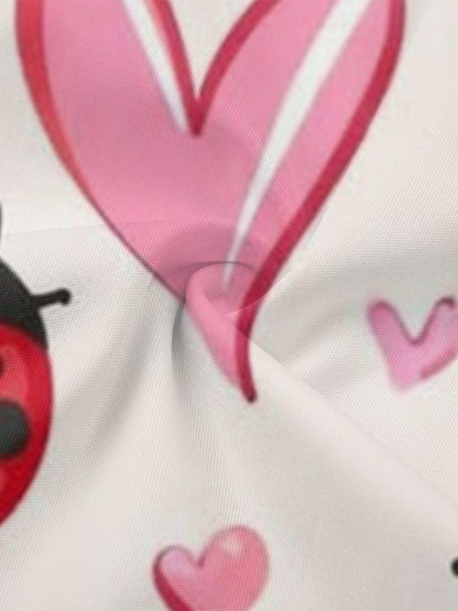 Lovebug & Heart Sleeveless Halter Jumpsuit