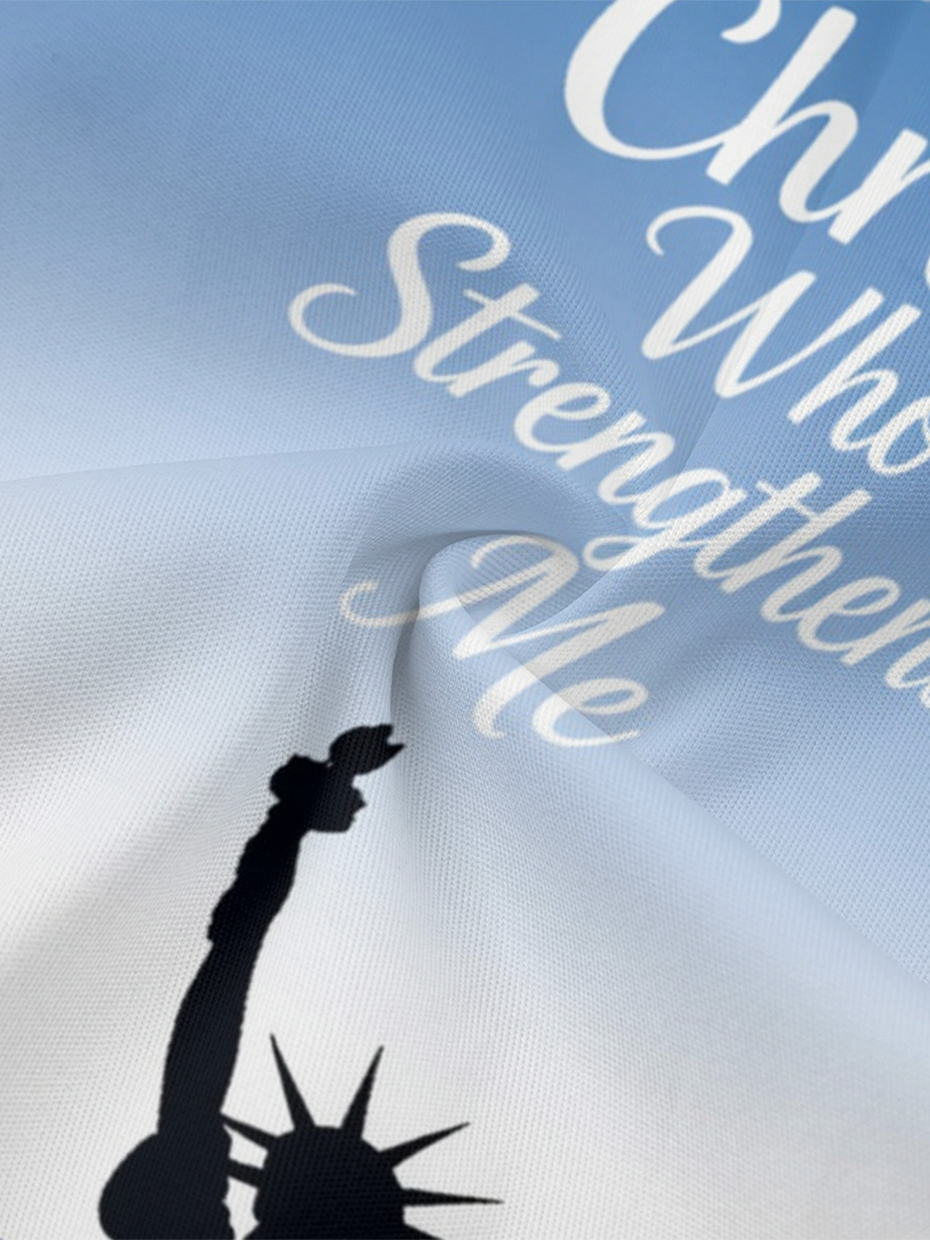 Patriotic Christian Flare Sleeve Bodycon Midi Dress