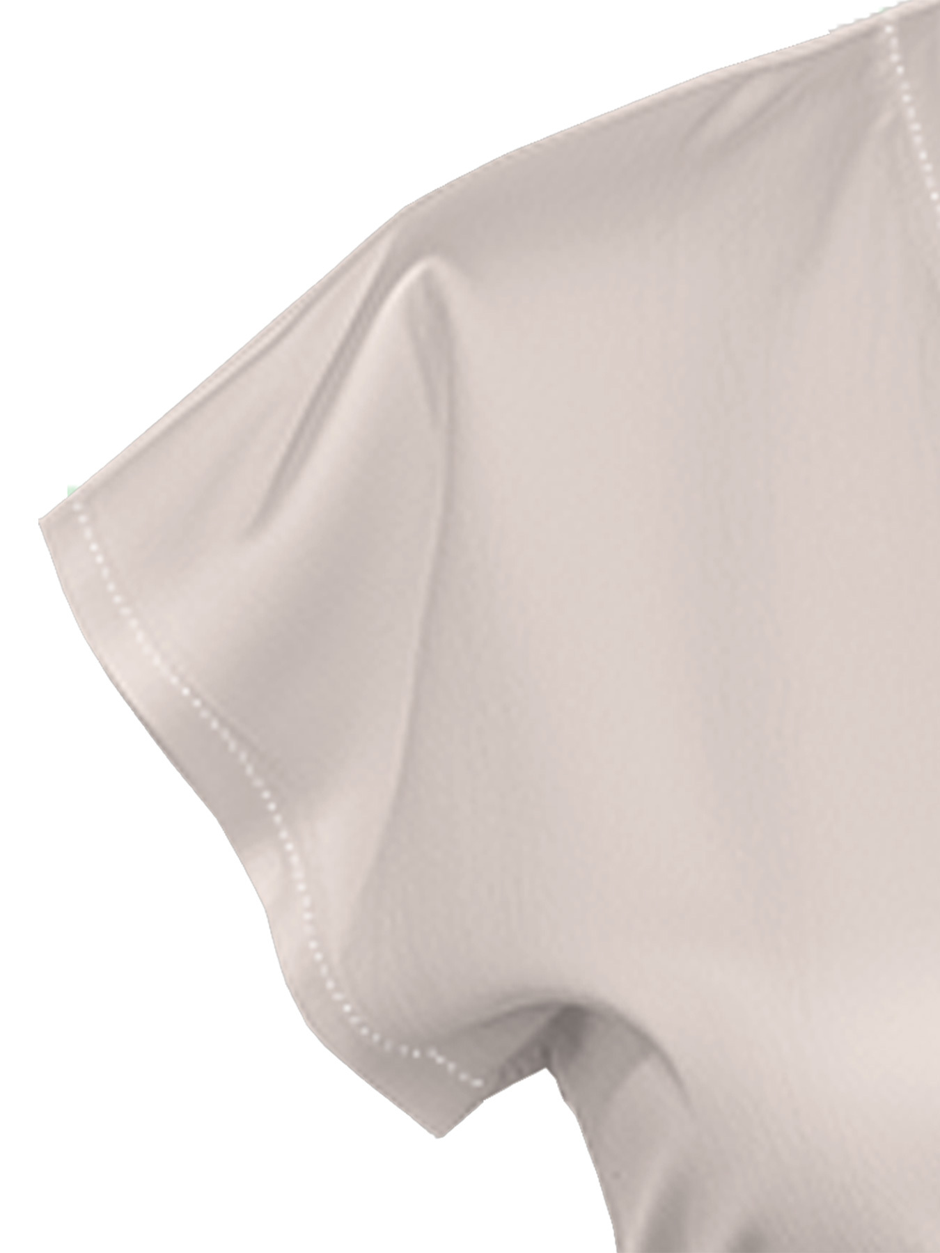 Ivory Cap Sleeve V-Neck Midi Dress