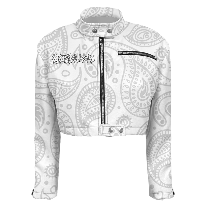 Cropped Leather Jacket