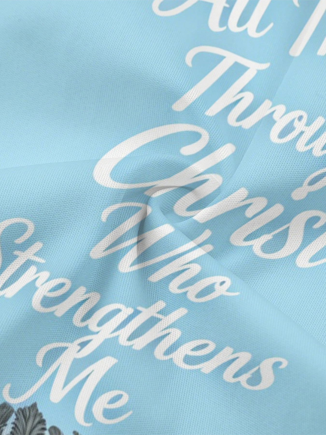 Sky Blue Easter Bunny Cross Easter Flare Sleeve Bodycon Midi Dress