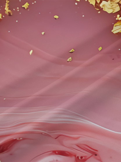 Pink & Gold Marble V-Neck Bodycon Midi Dress