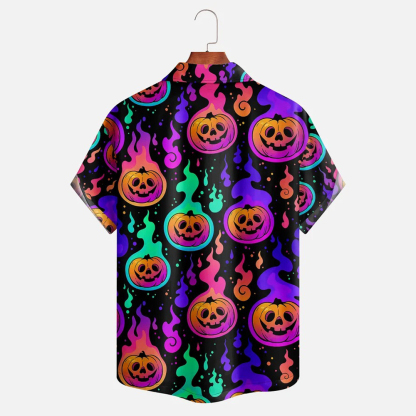 Men Halloween Shirts Short Sleeve Shirts QL62967