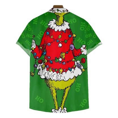 Men Christmas Day Shirts Short Sleeve Shirts QL46280A05