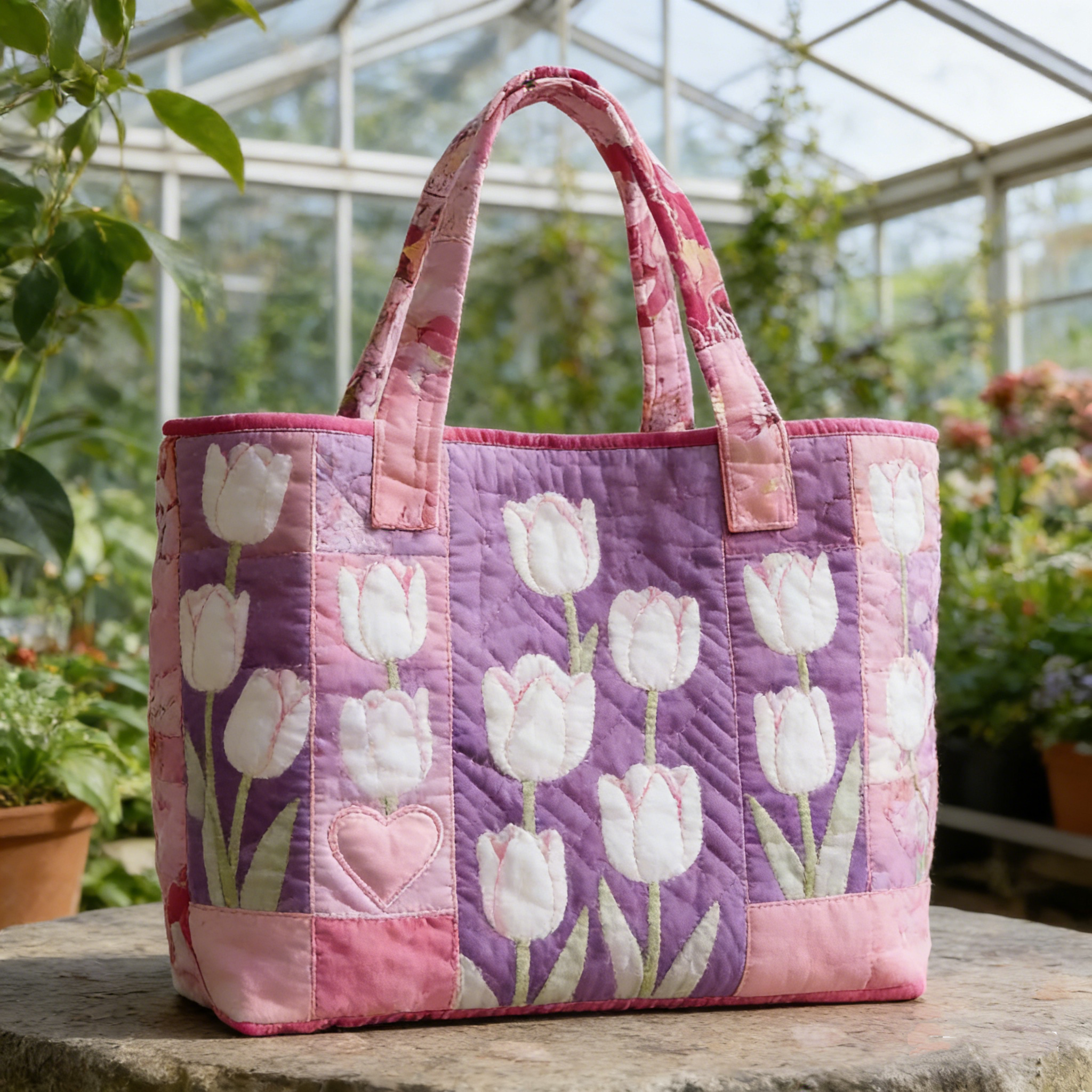 Tulip Quilted Tote Bag IXNP8794
