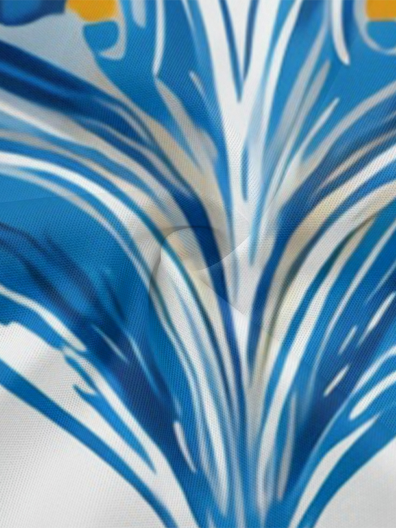 Peacock Feather Sleeveless Halter Jumpsuit