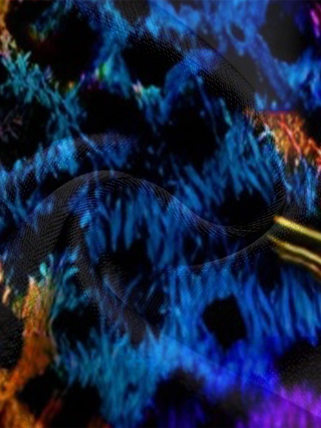 Rainbow Leopard Long Sleeve Zip-Up Jumpsuit 