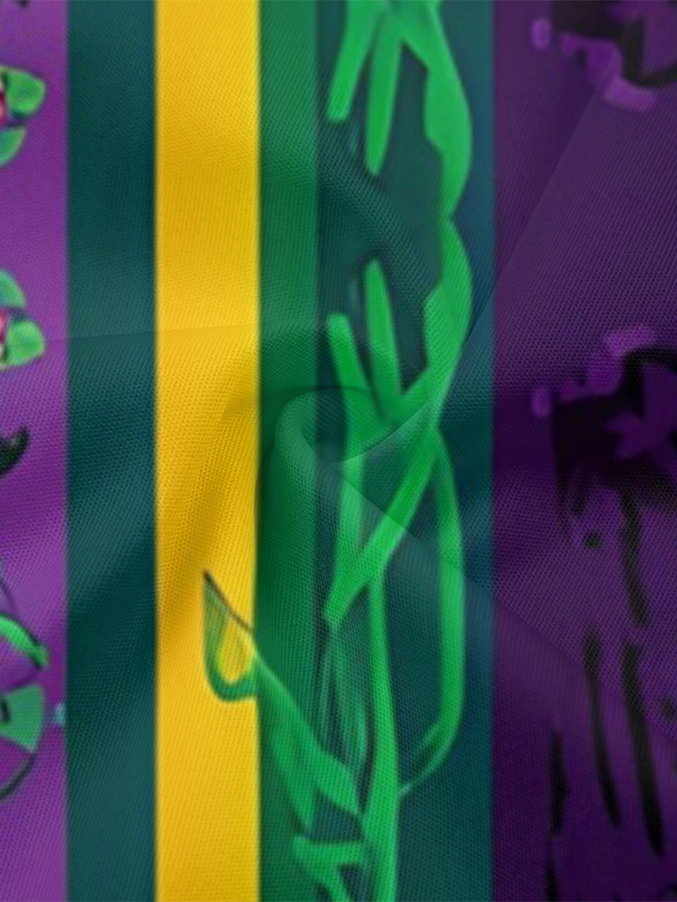 Mardi Gras Stripe Sleeveless Halter Jumpsuit