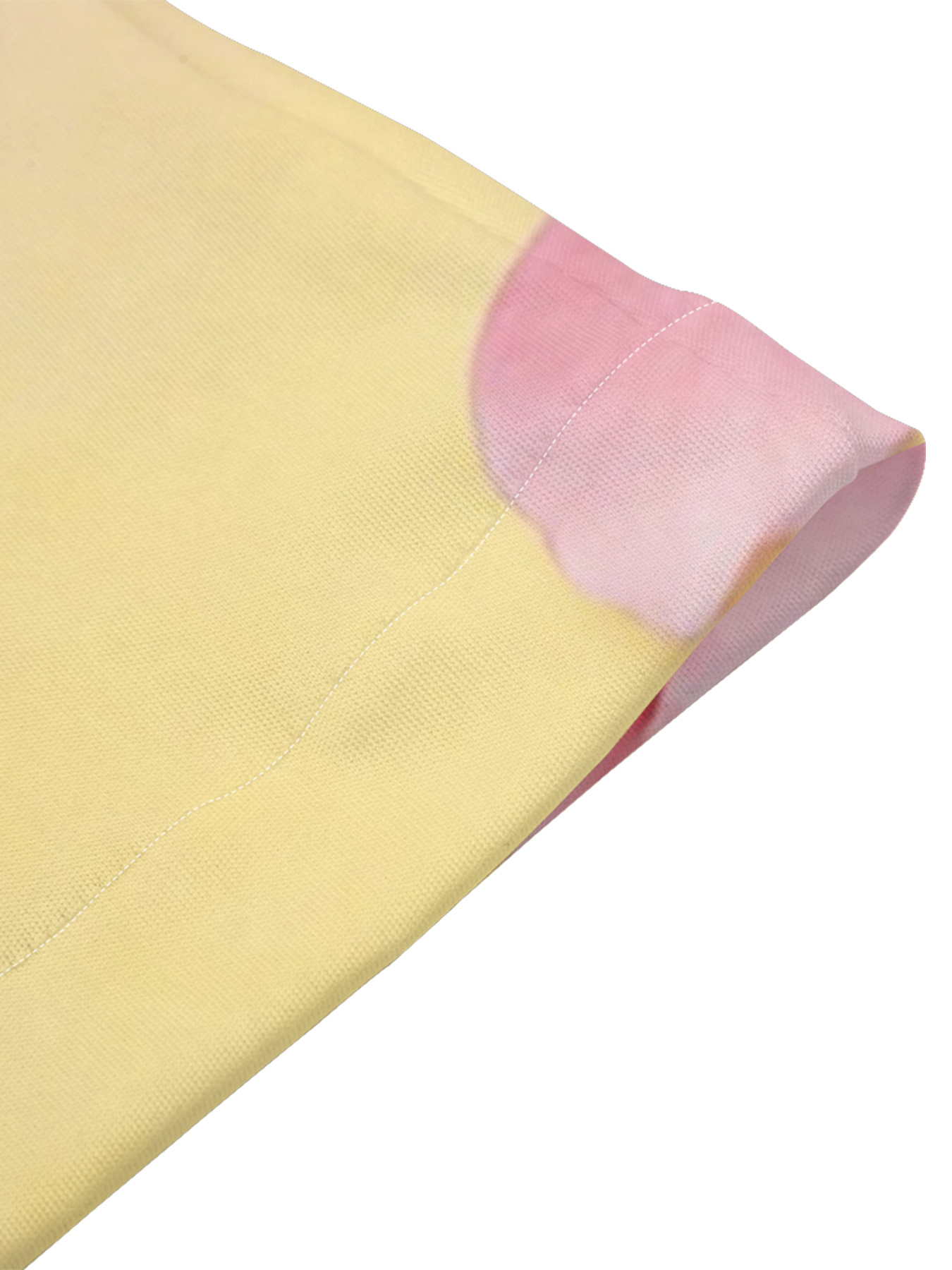 Butter Yellow Christian Cross Easter Flare Sleeve Bodycon Midi Dress