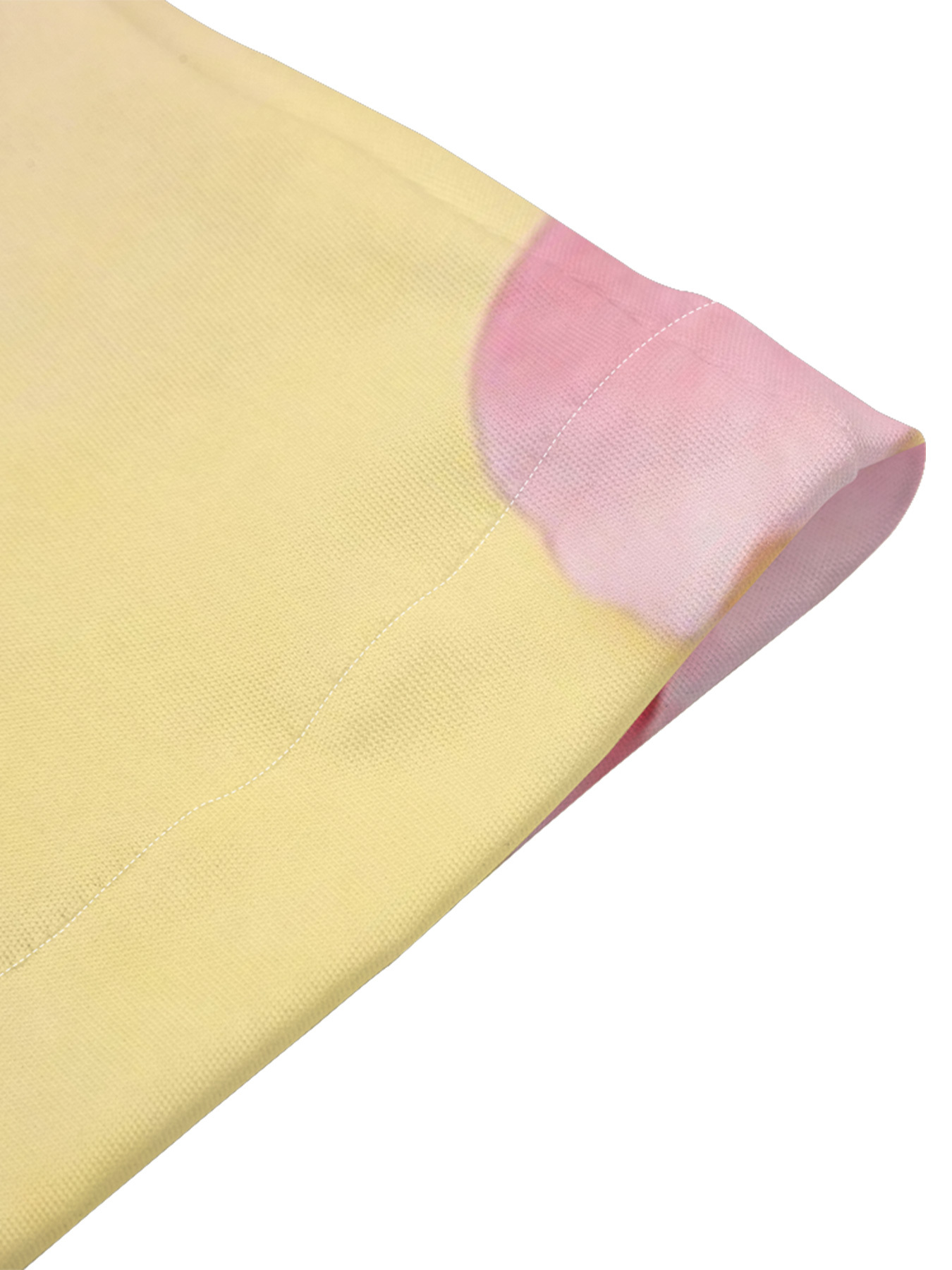 Butter Yellow Christian Cross Easter Flare Sleeve Bodycon Midi Dress