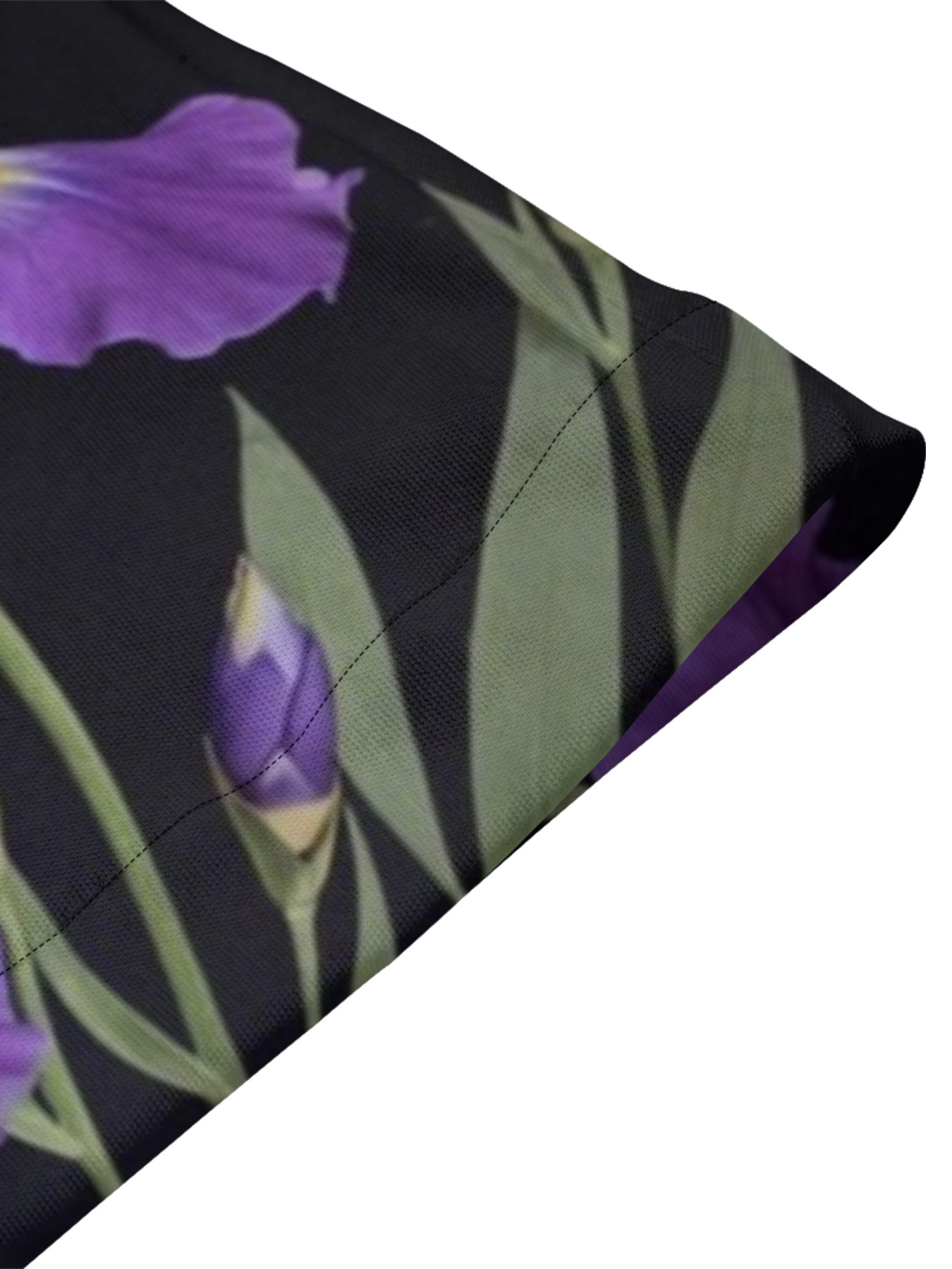 Purple Iris Faith Quote Flare Sleeve Bodycon Midi Dress