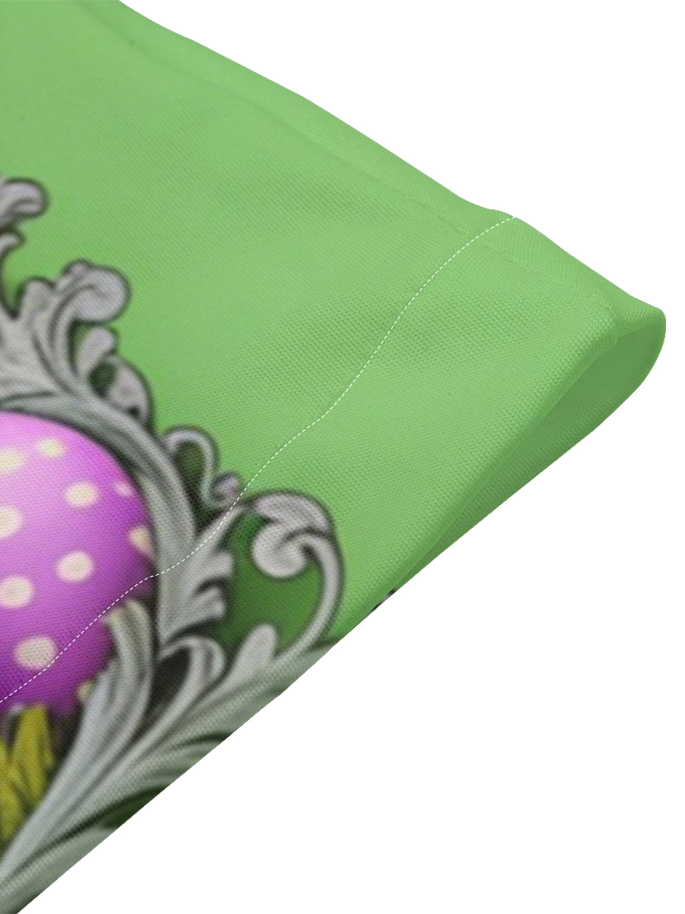 Fresh Green Easter Bunny Cross Easter Flare Sleeve Bodycon Midi Dress