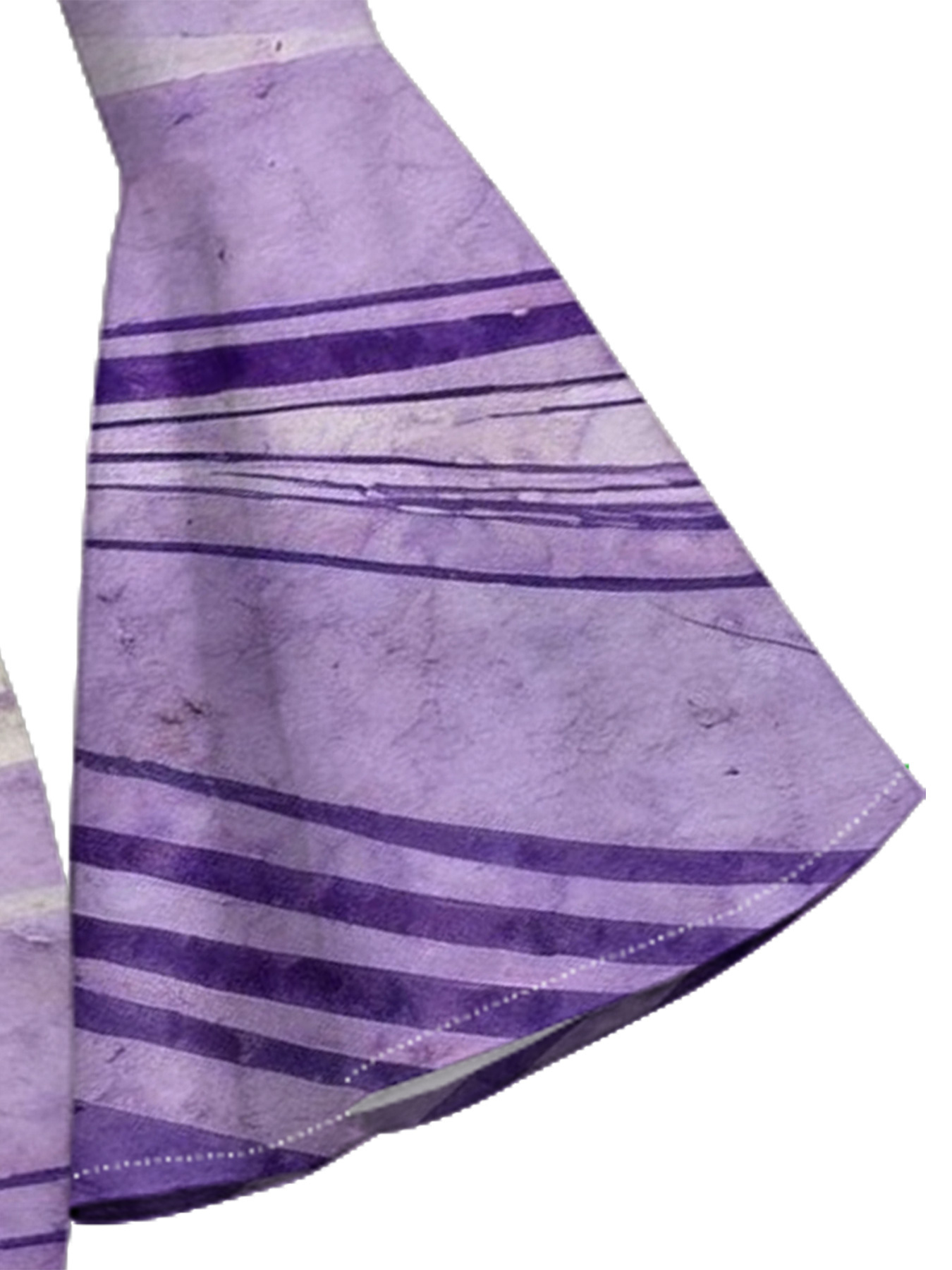 Lavender Watercolor Floral Flare Sleeve Bodycon Midi Dress JIH741