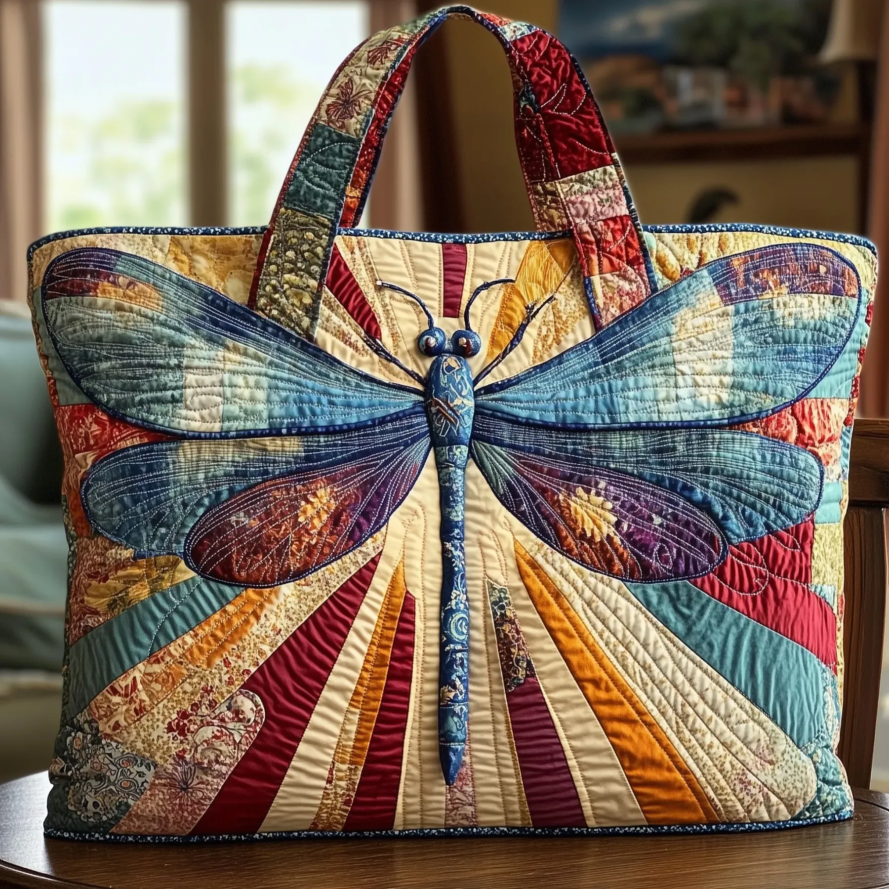 Cardinal Love Quilted Tote Bag