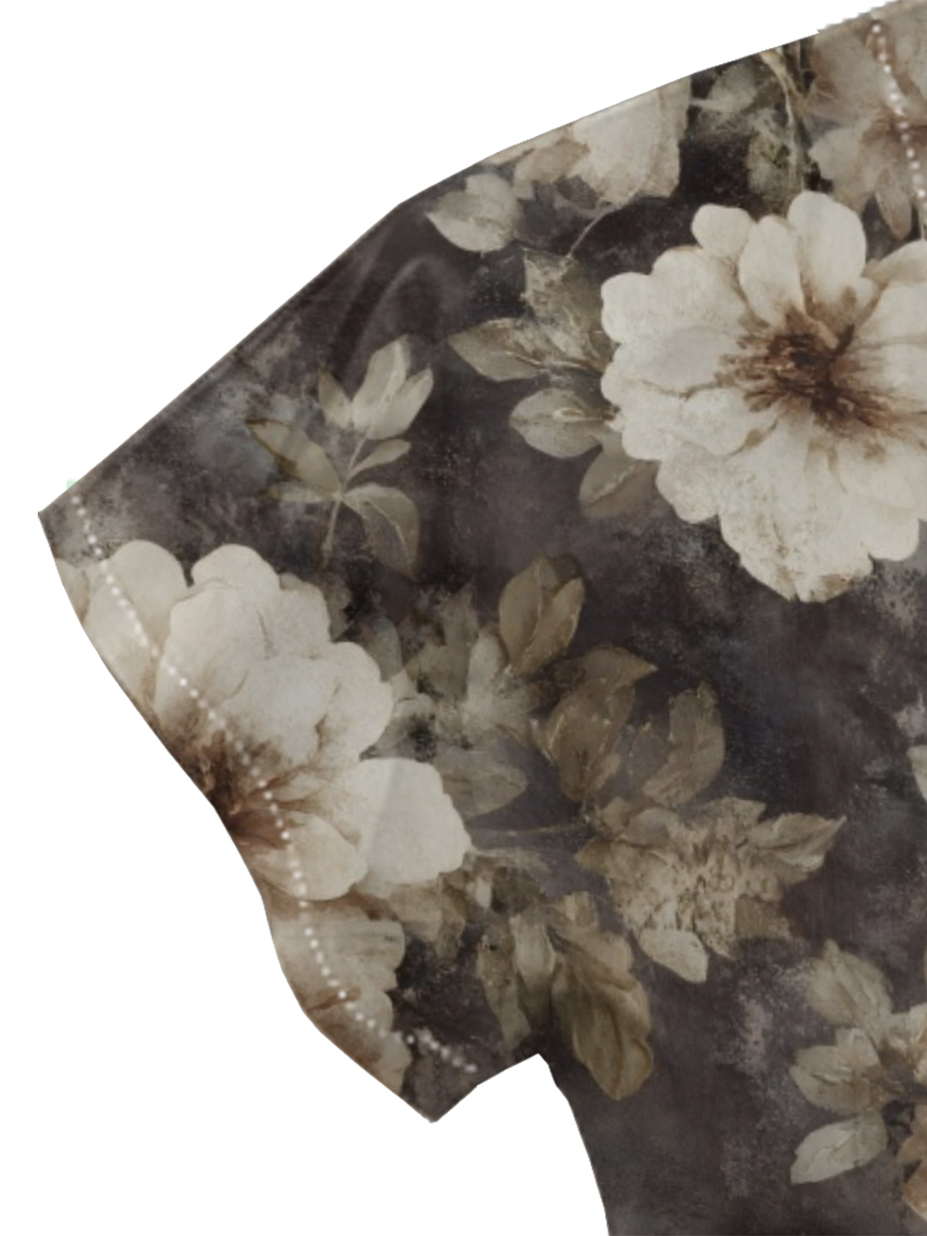 Marigold Floral Cap Sleeve V-Neck Midi Dress