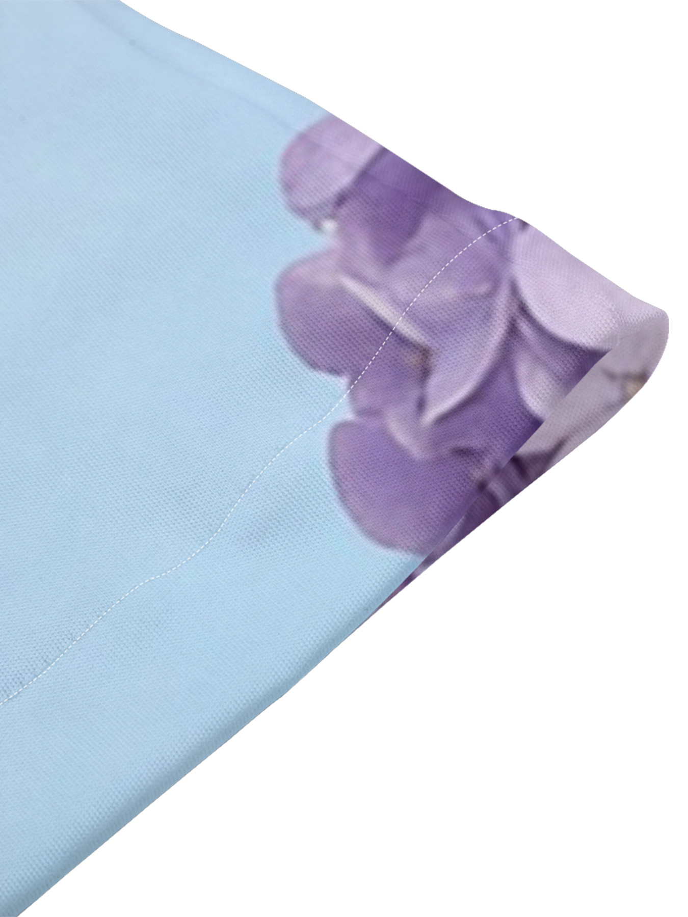 Ombre Purple-Blue Pearl Cross Easter Flare Sleeve Bodycon Midi Dress