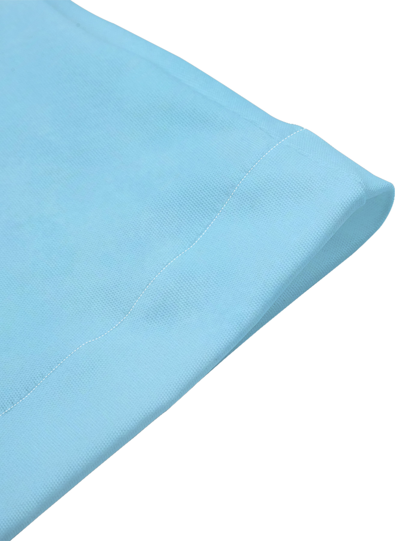 Ombre Blue-White Gold Cross Easter Flare Sleeve Bodycon Midi Dress